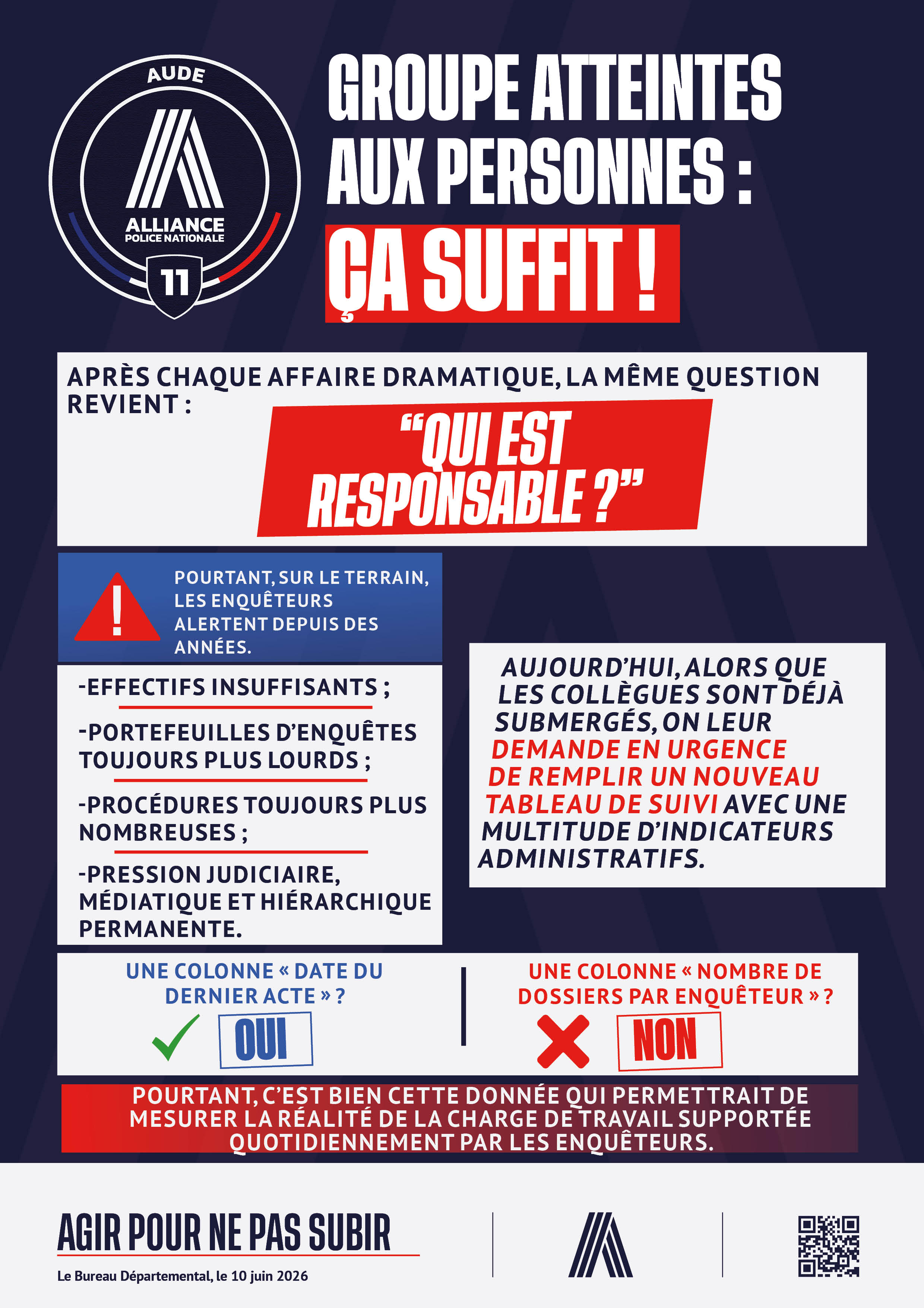 BD 11 GROUPE ATTEINTES AUX PERSONNES: CA SUFFIT!