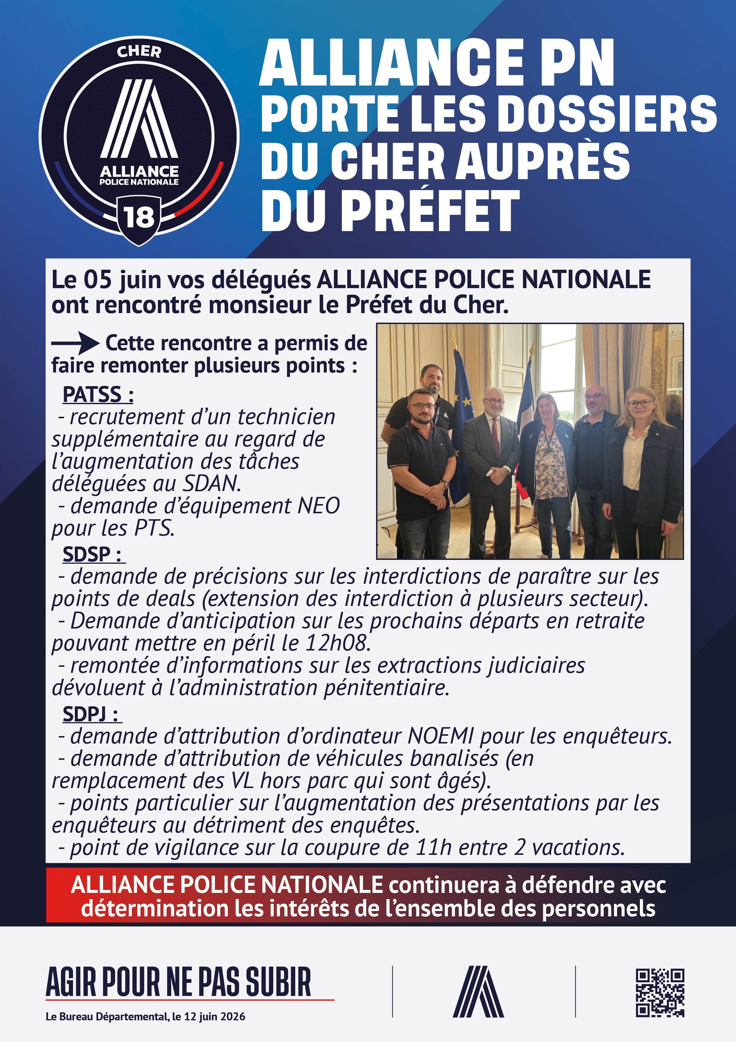 BD 18 RENCONTRE AVEC LE PREFET