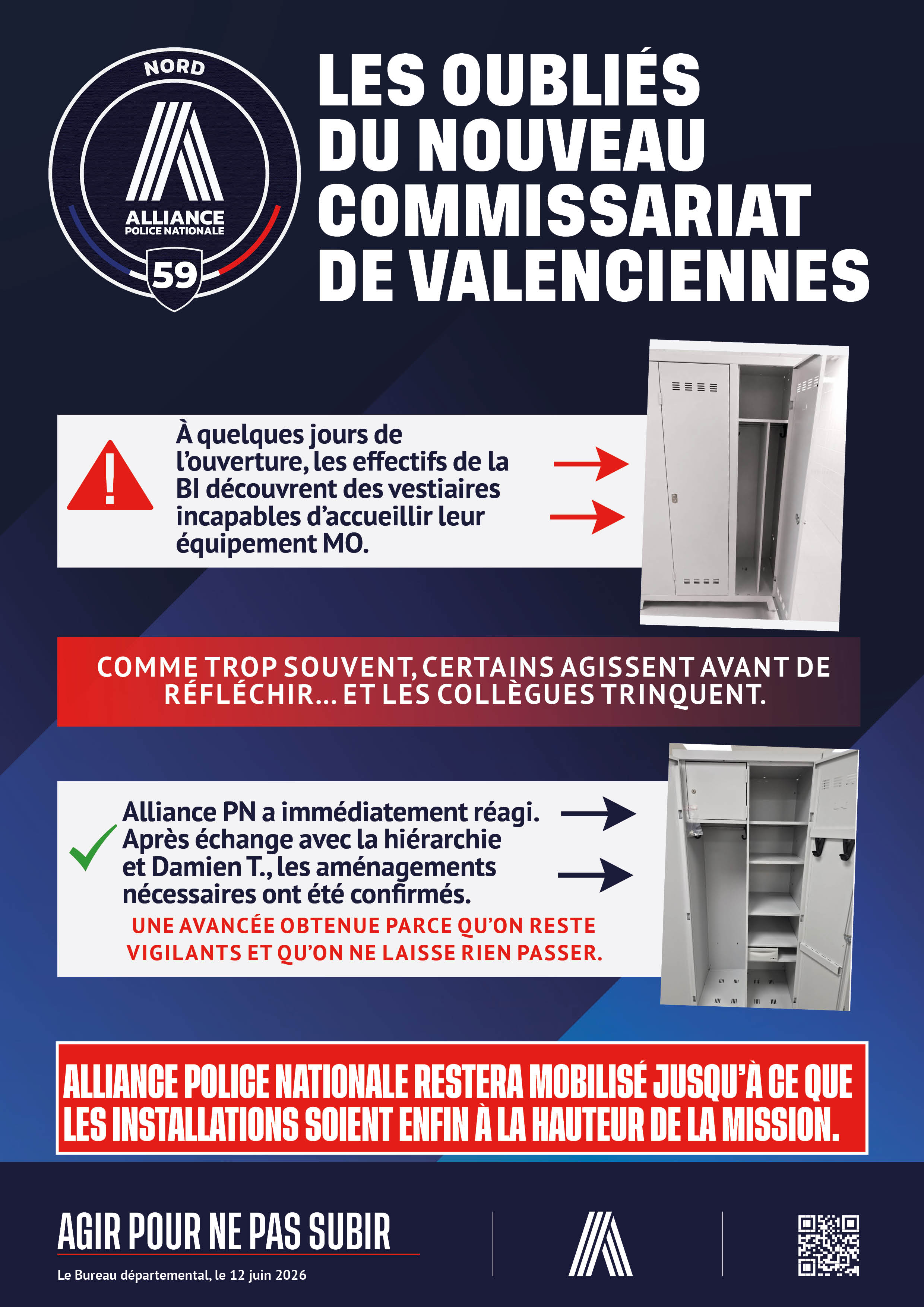 LES OUBLIÉS DU NOUVEAU COMMISSARIAT de Valenciennes