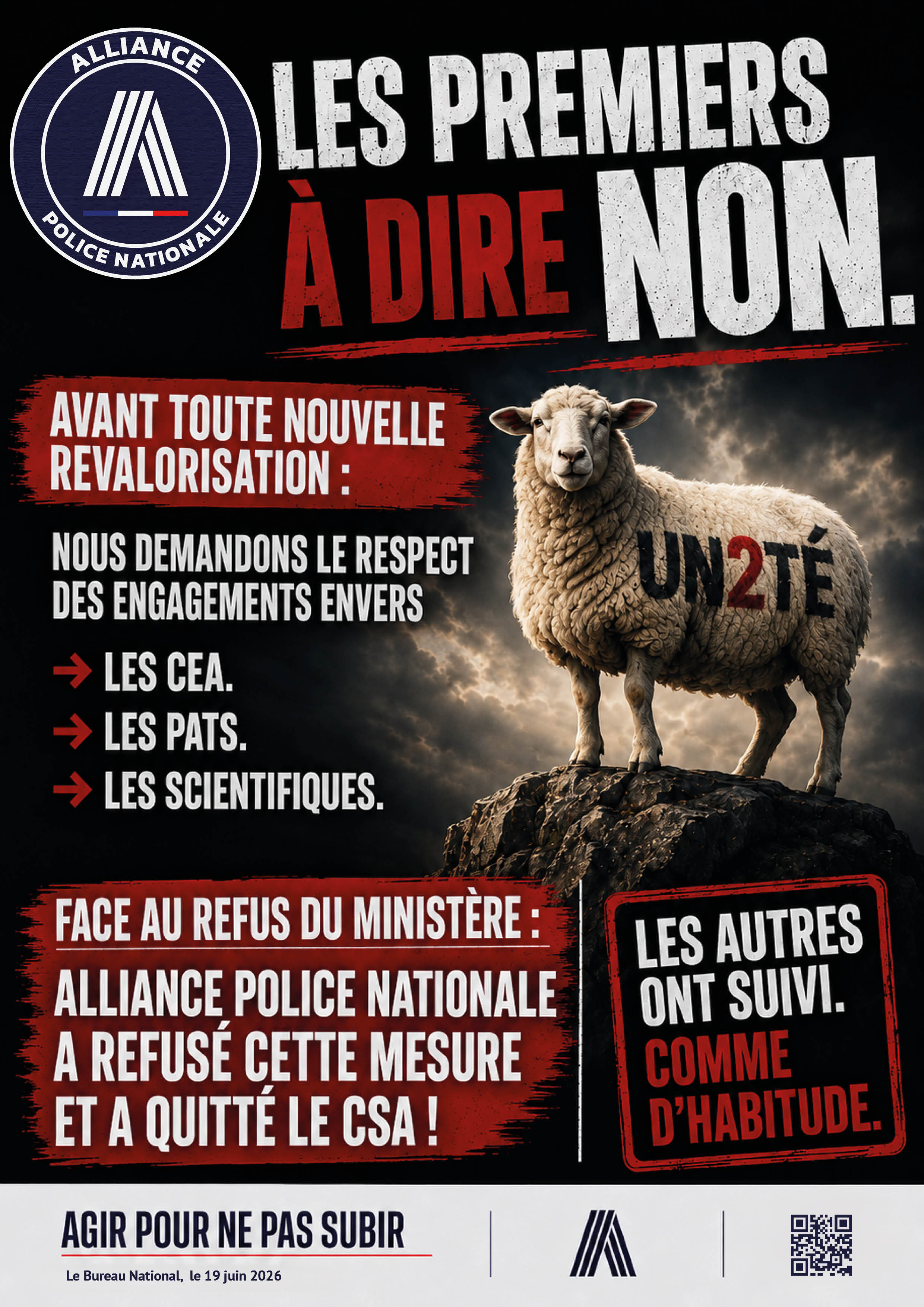 LES PREMIERS À DIRE NON.