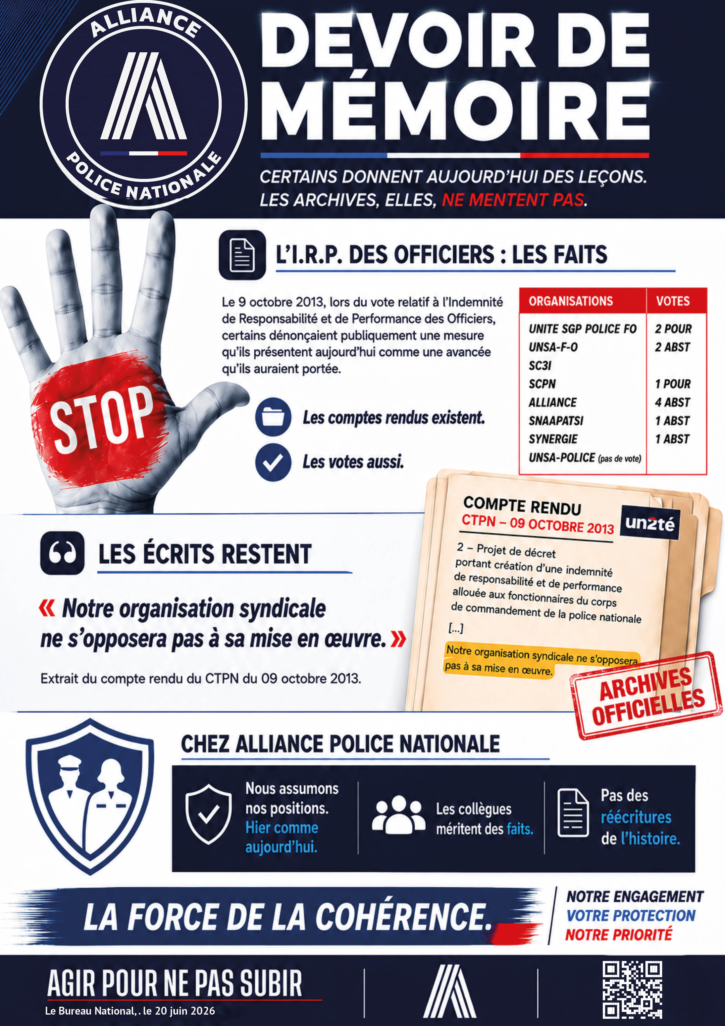 DEVOIR DE MÉMOIRE