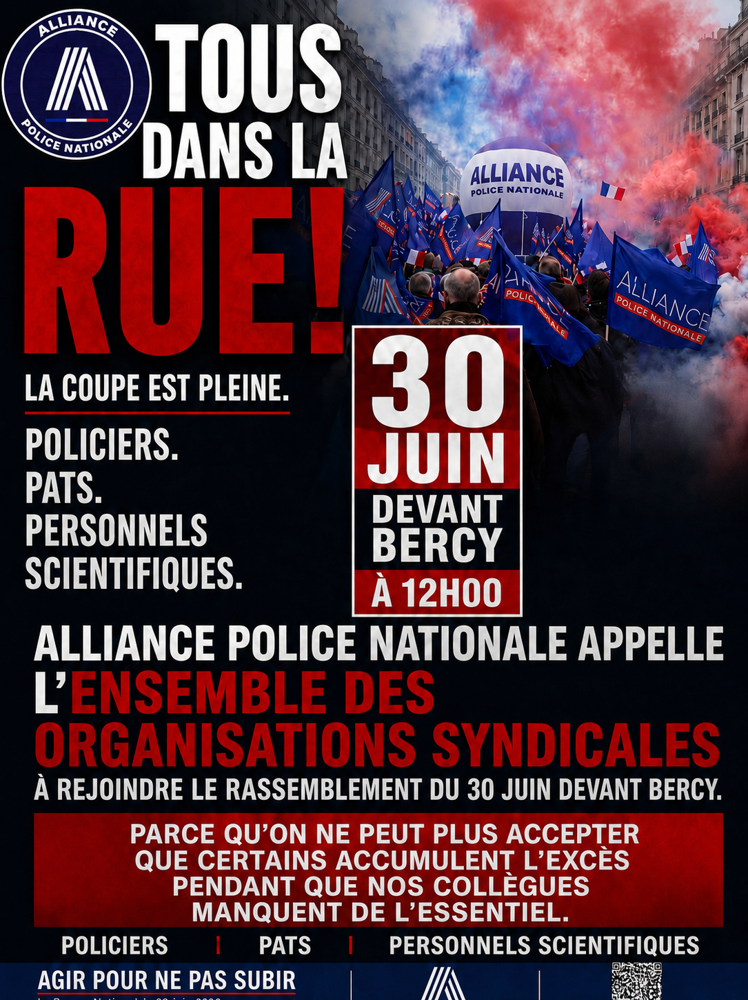 LE 30 JUIN TOUS DANS LA RUE