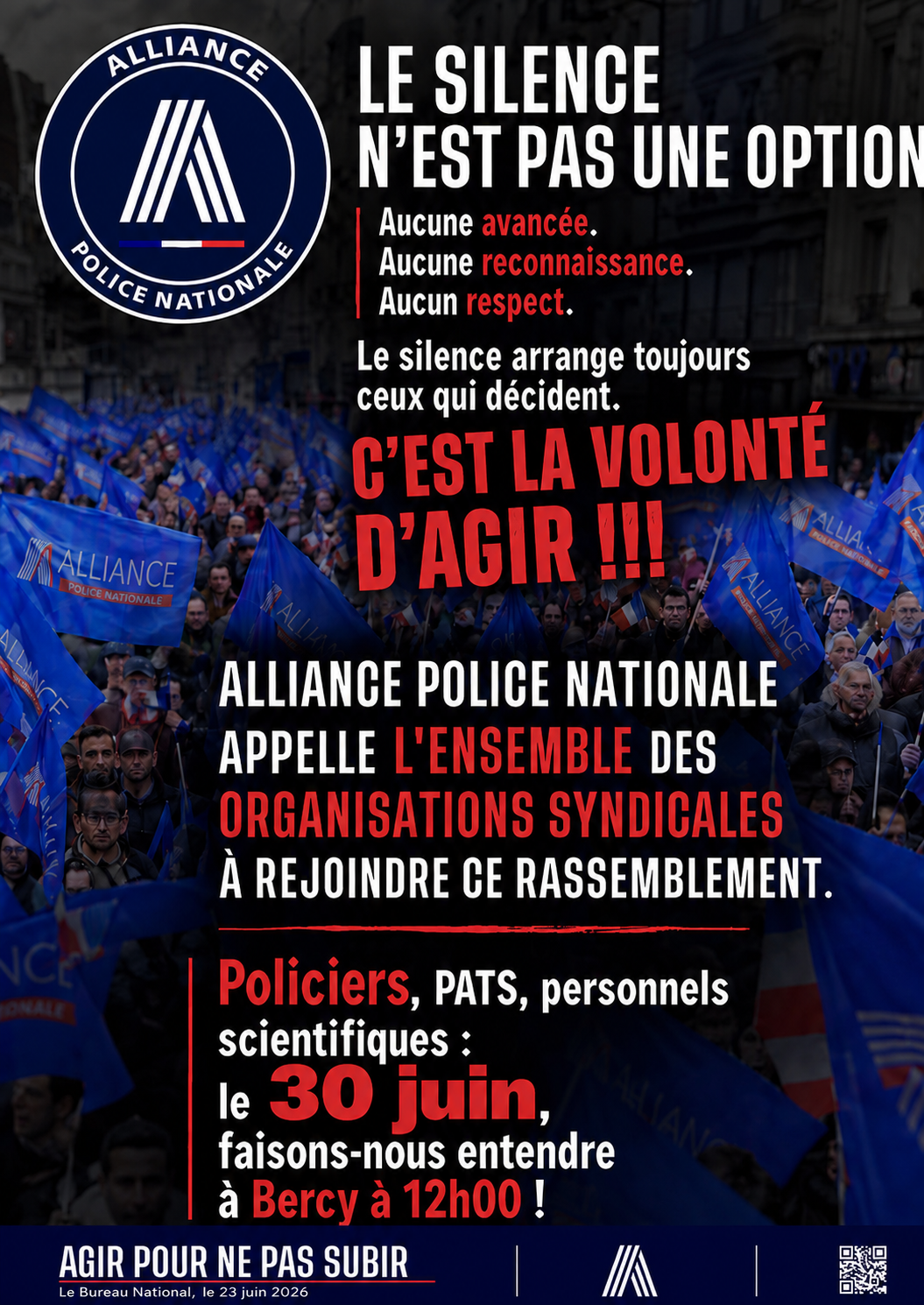 LE SILENCE N’EST PAS UNE OPTION !