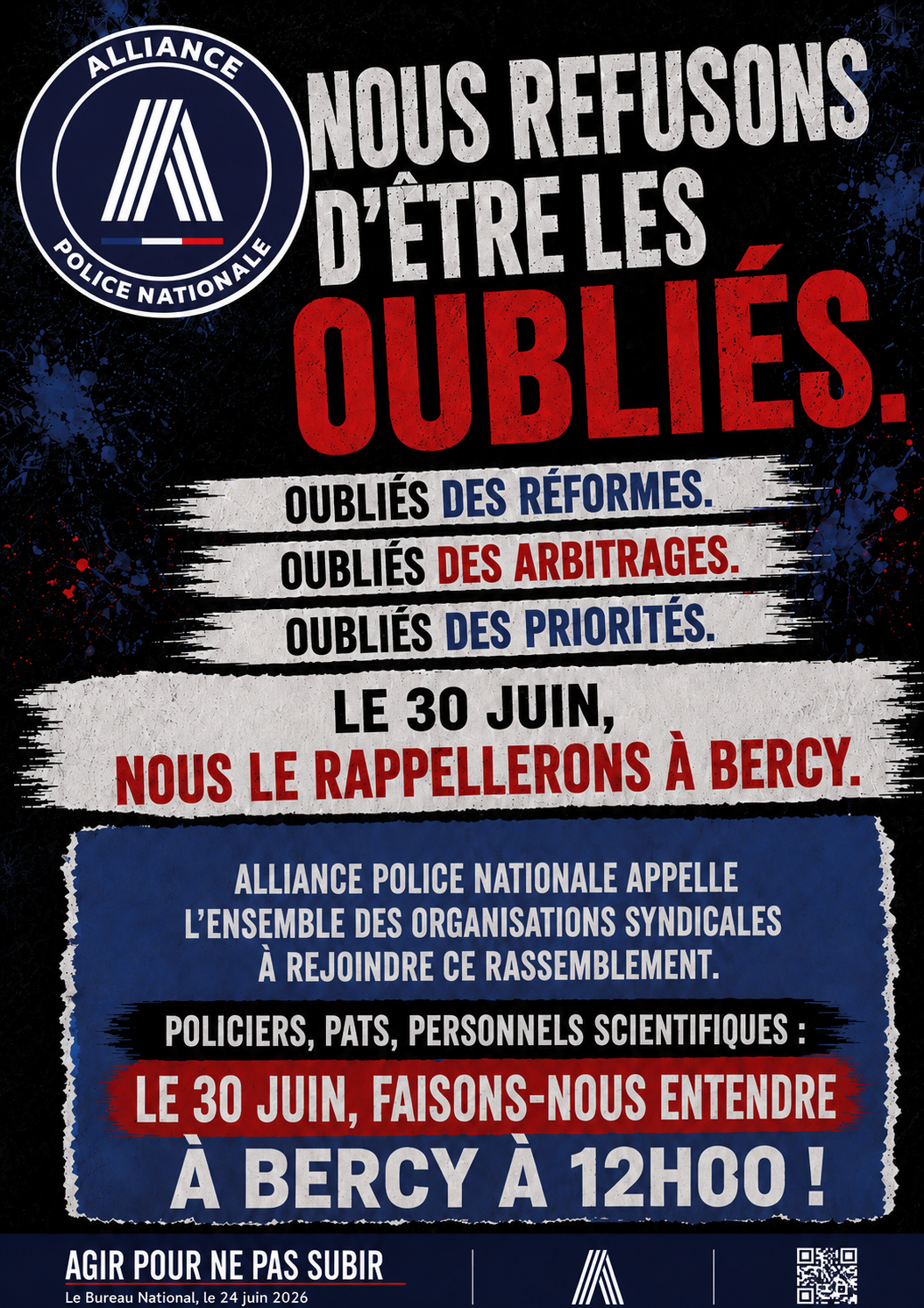 NOUS REFUSONS D'ÊTRE LES OUBLIÉS.