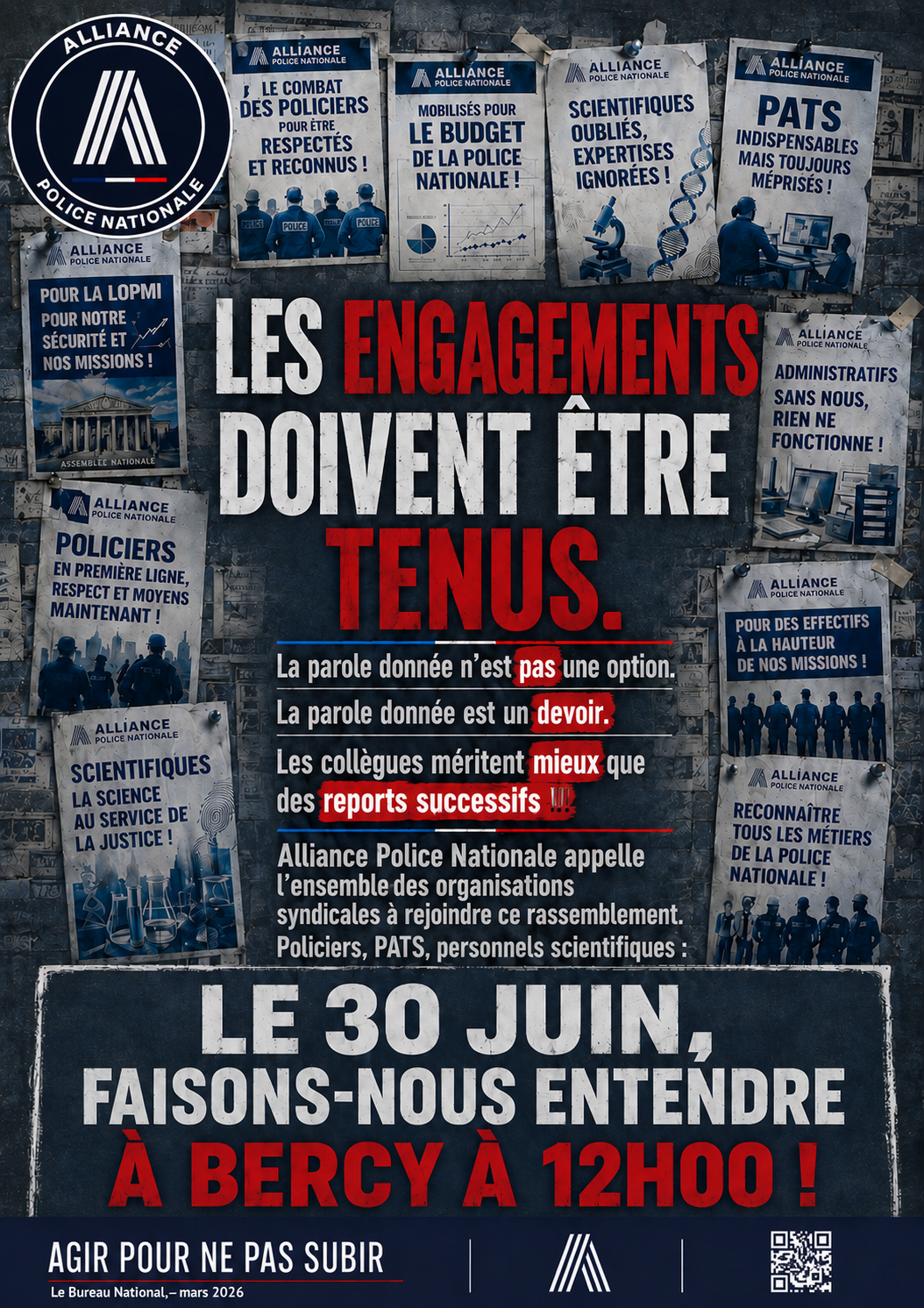 LES ENGAGEMENTS DOIVENT ETRE TENUE