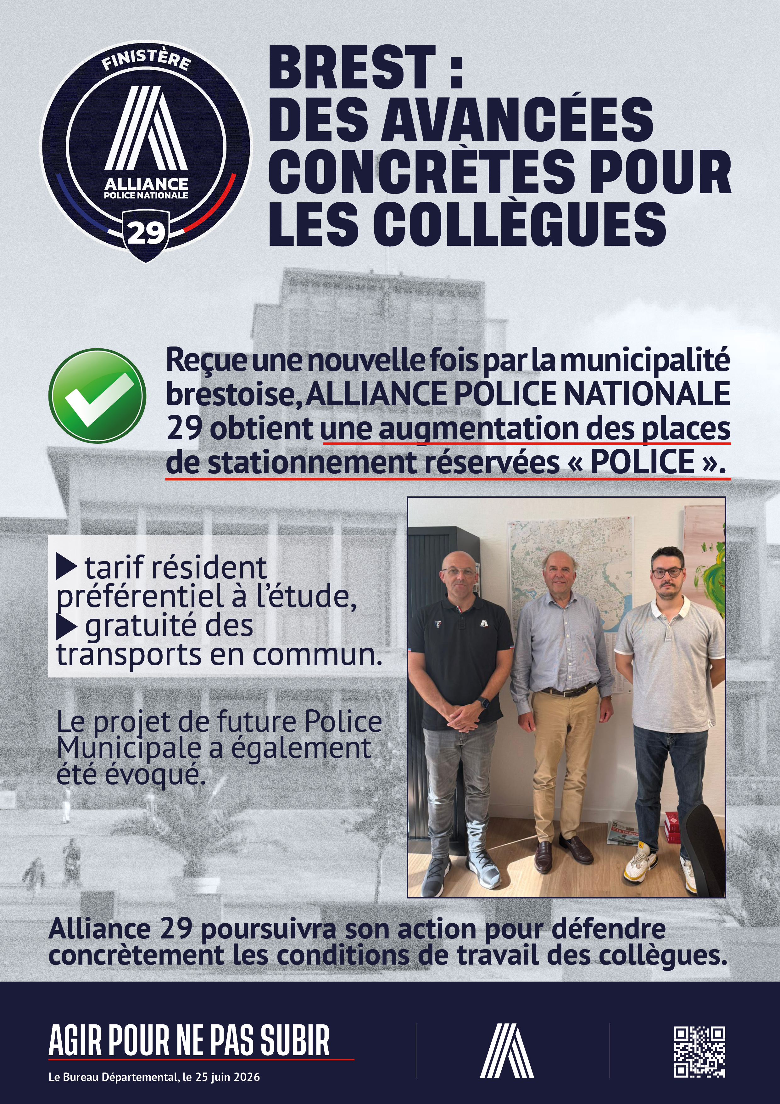 BREST, DES AVANCEES