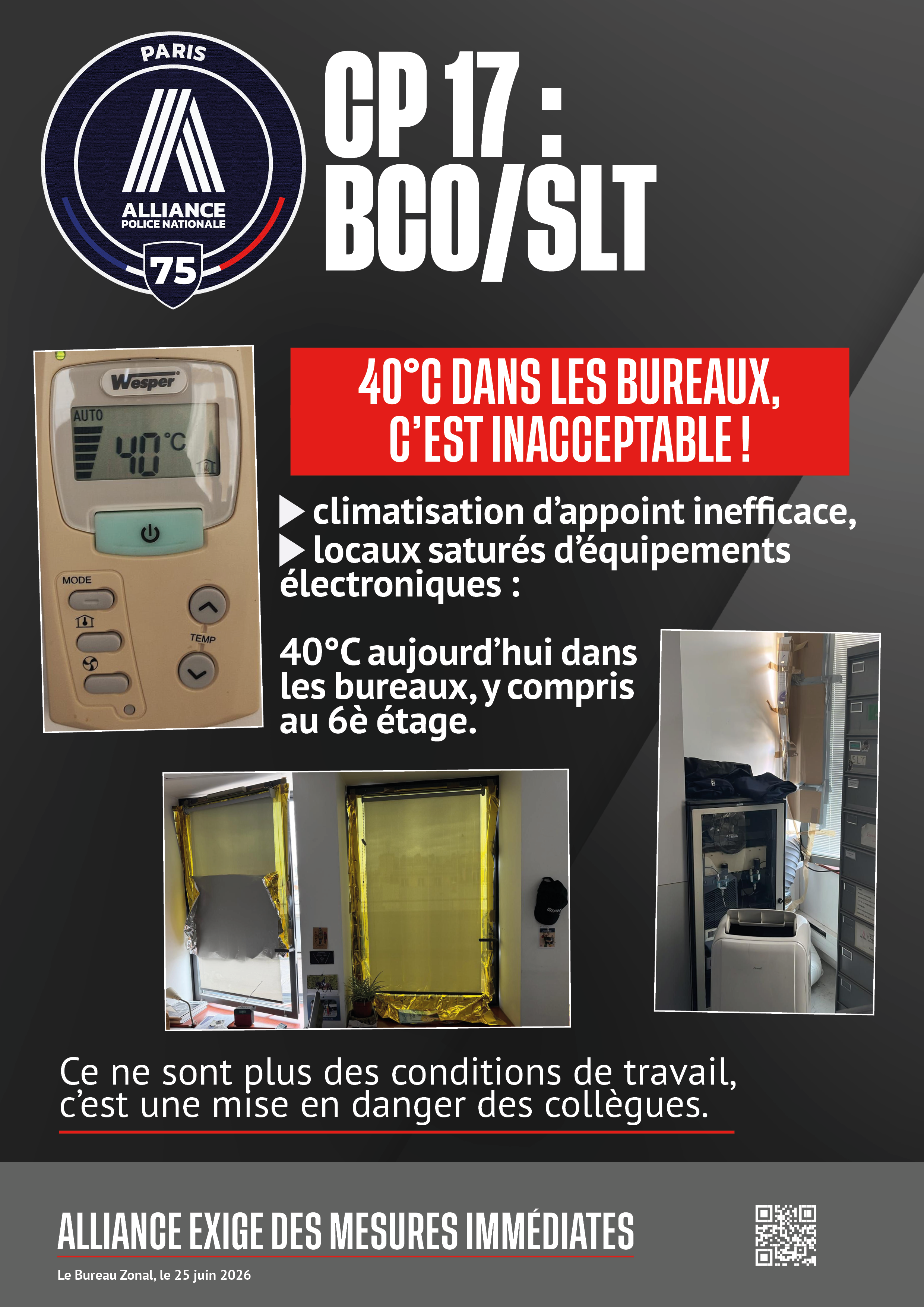 CP 17 40° DANS LES BUREAUX