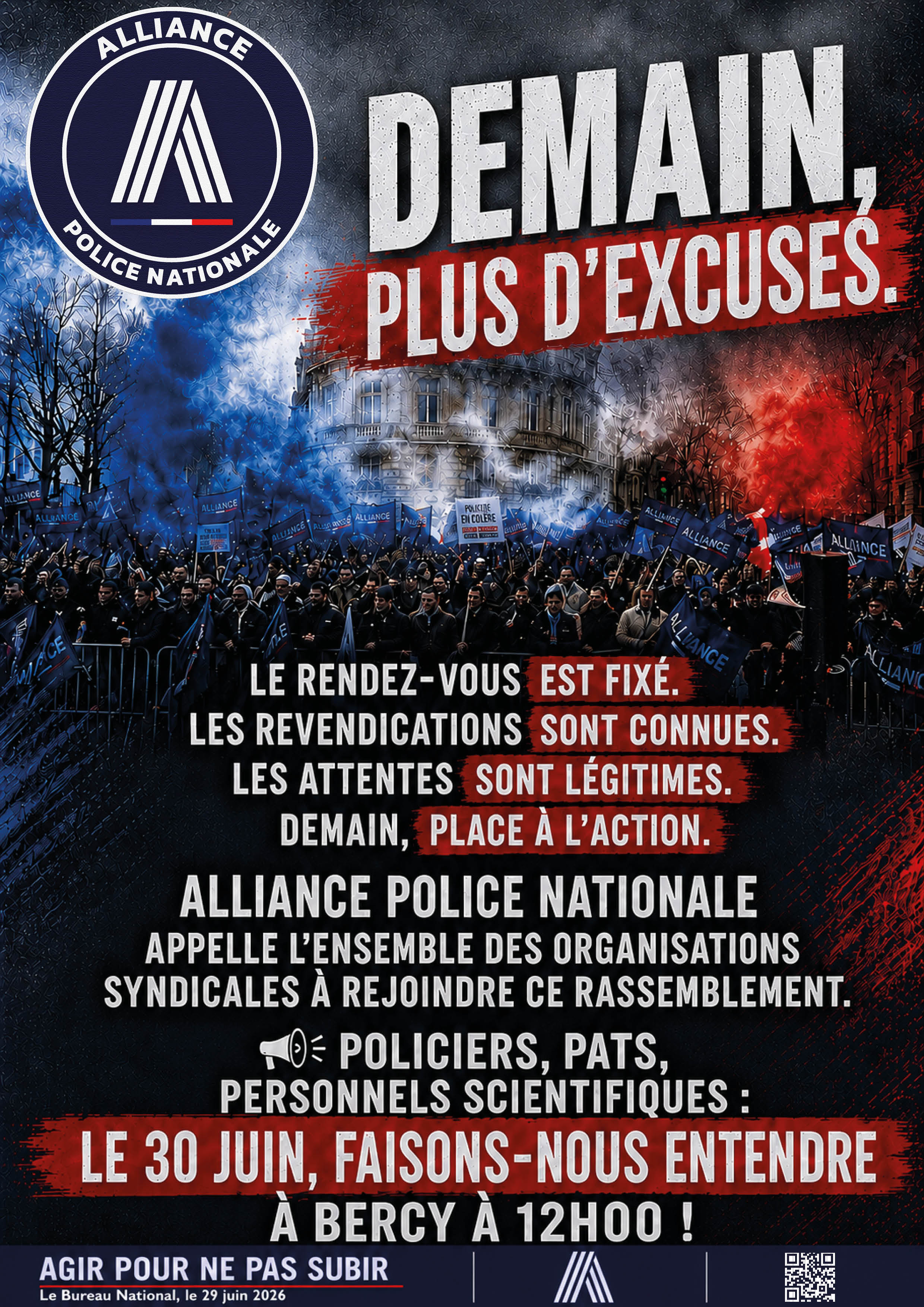 DEMAIN, PLUS D'EXCUSES.
