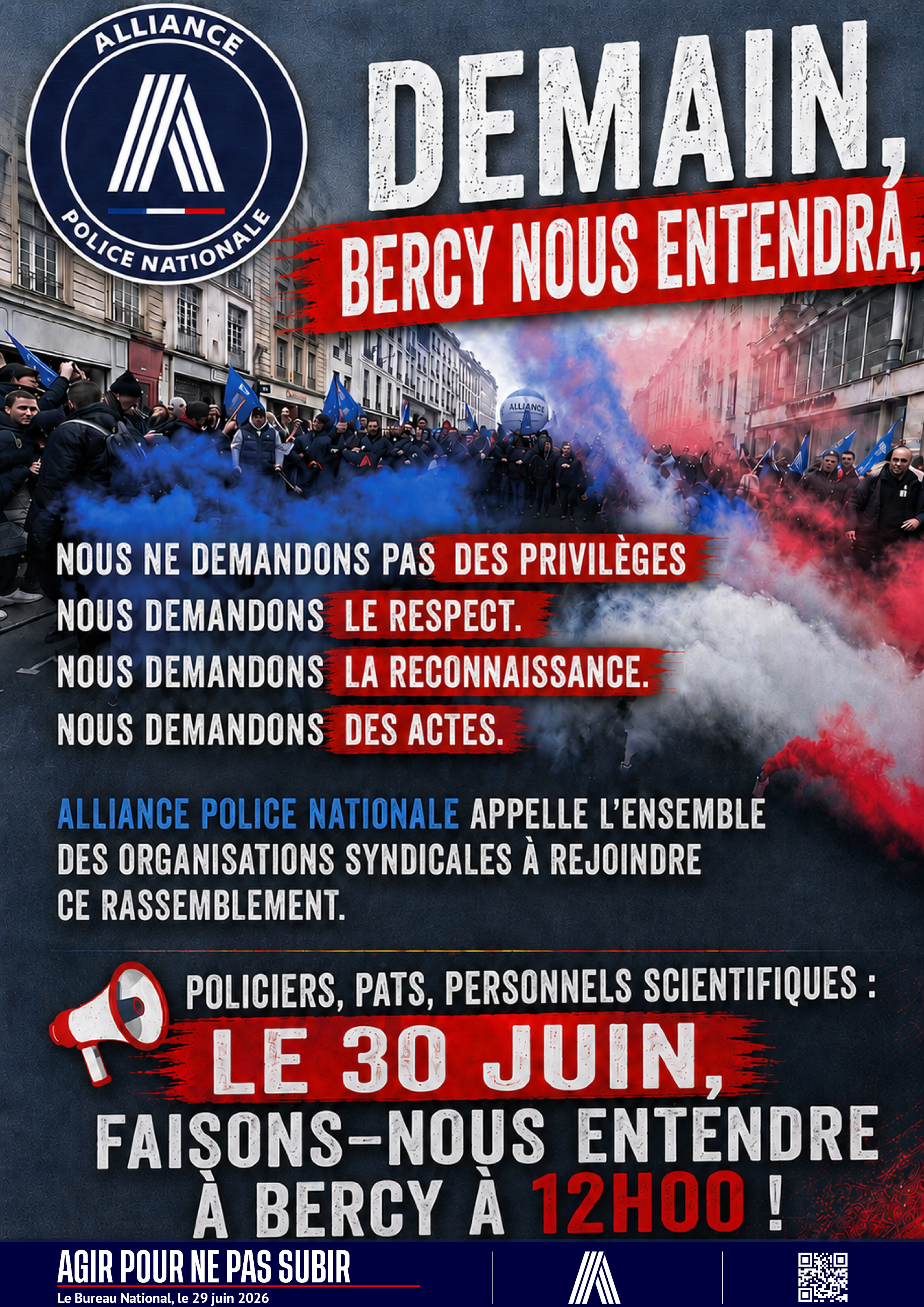 DEMAIN, BERCY NOUS ENTENDRA.