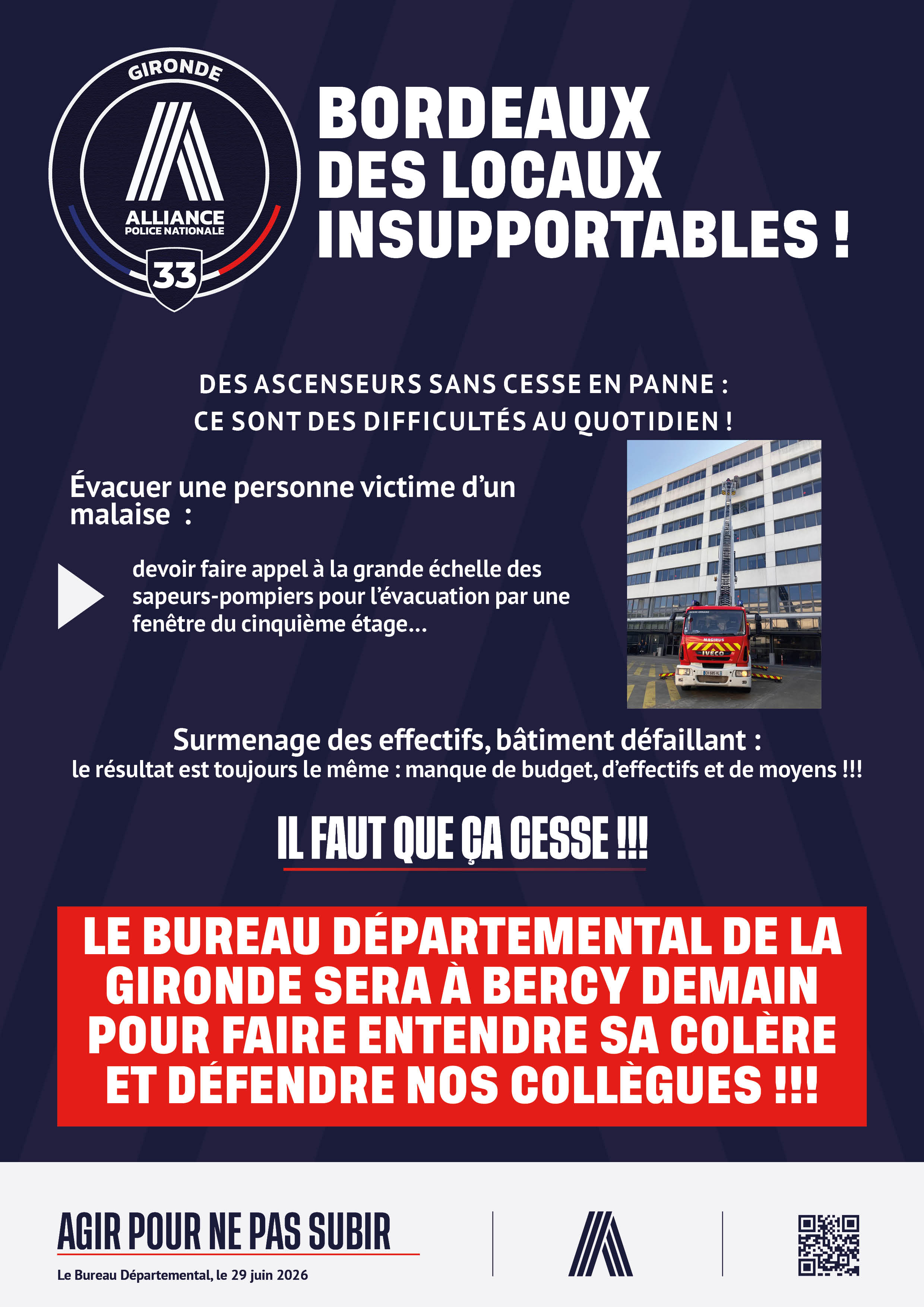 BORDEAUX Des locaux insupportables !