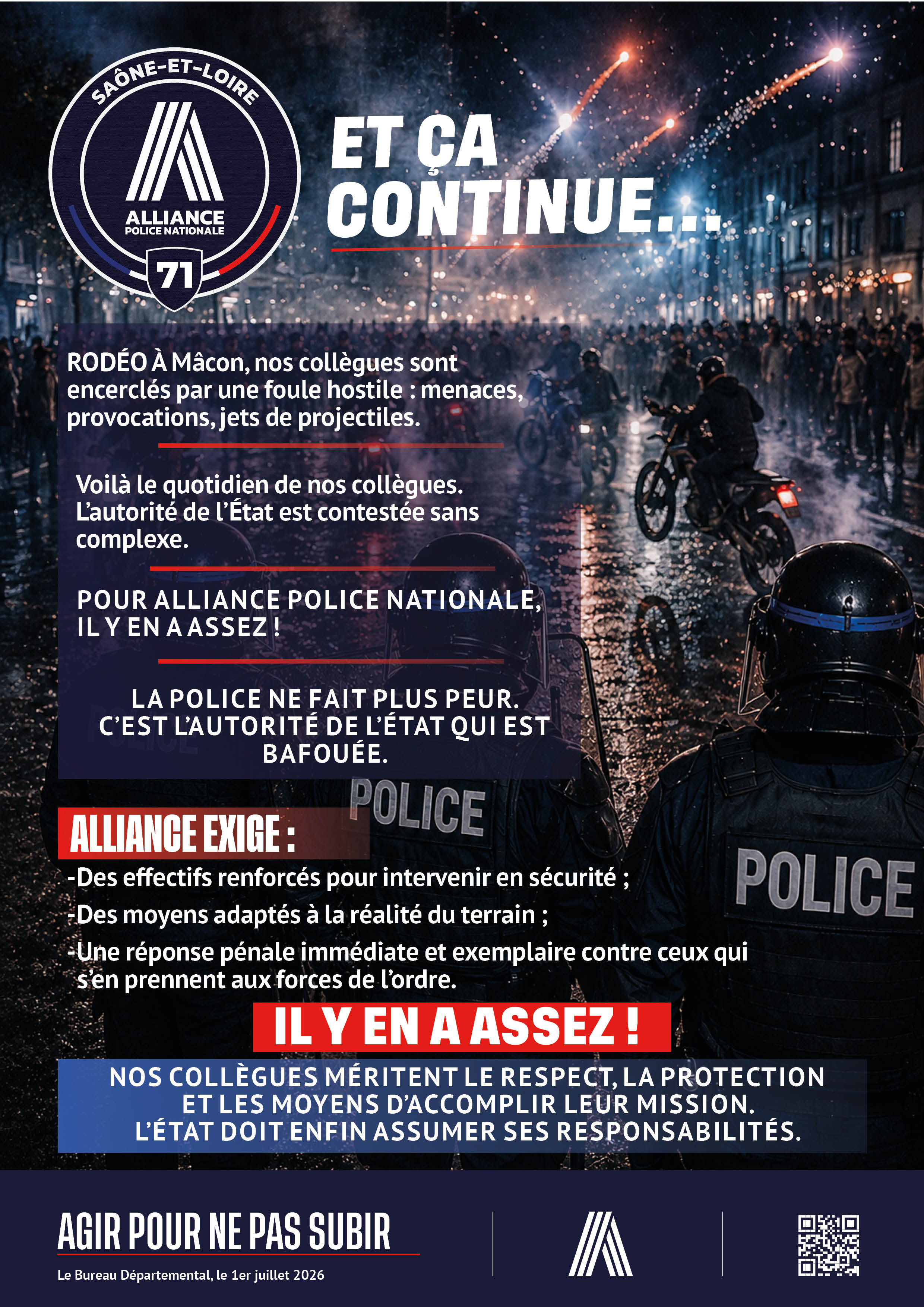 Et ça continue…