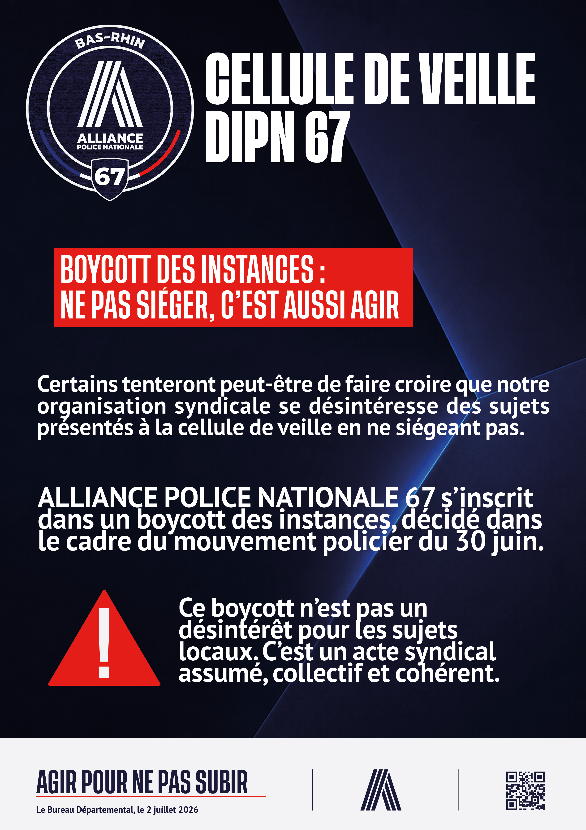 cellule de veille dipn 67 boycott