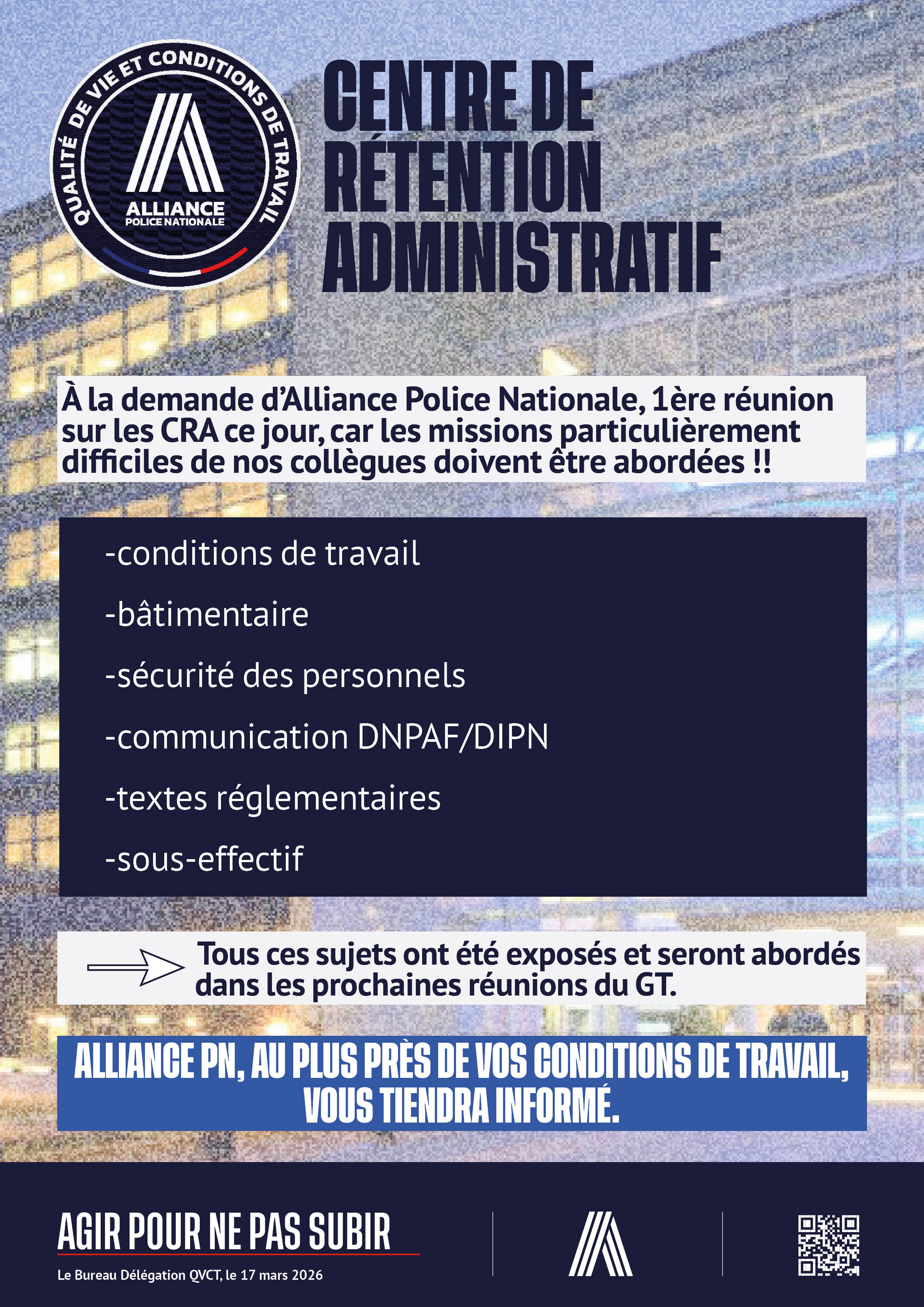 CENTRE DE rétention administratif