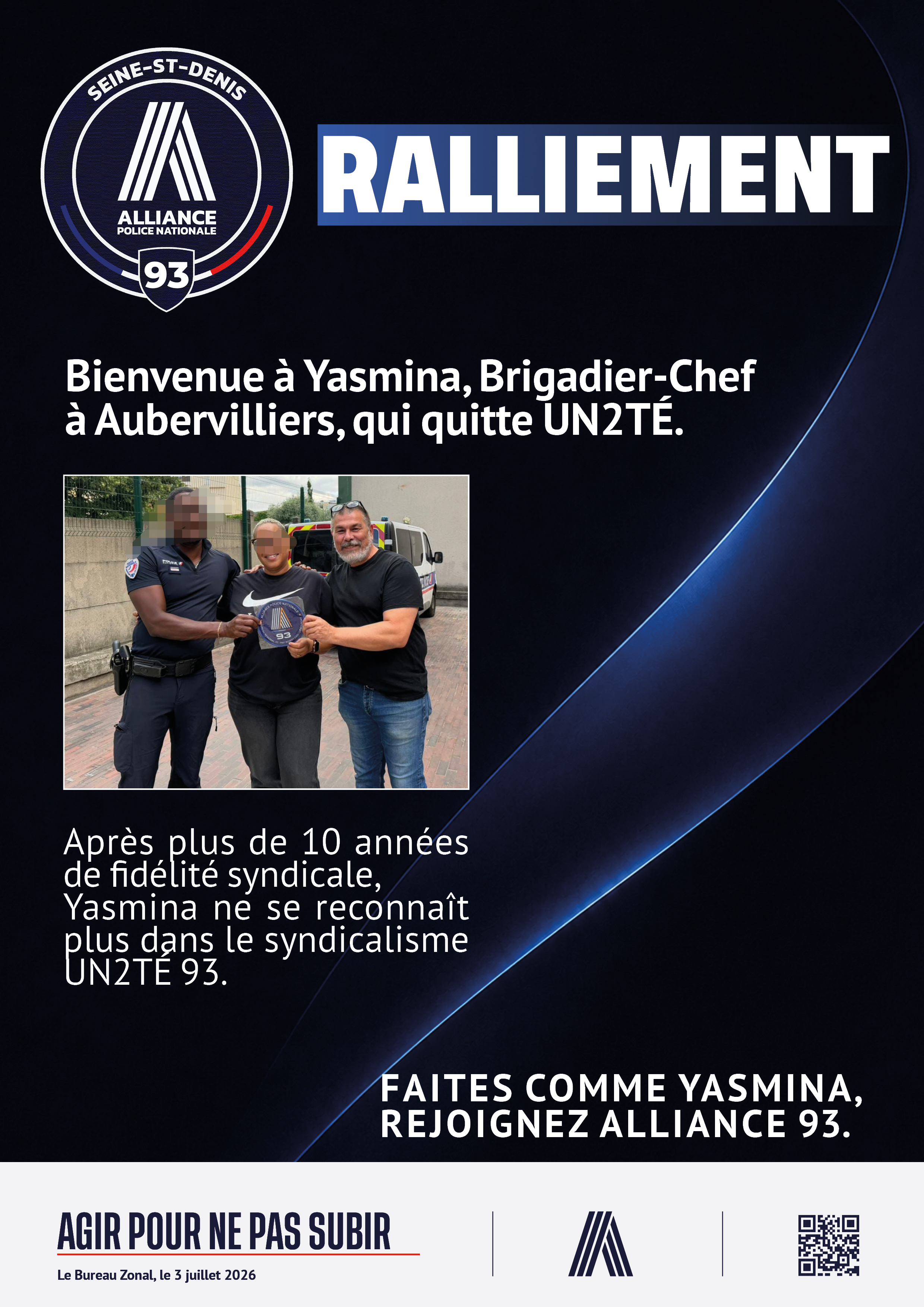 RALLIEMENT Yasmina d'aubervilliers