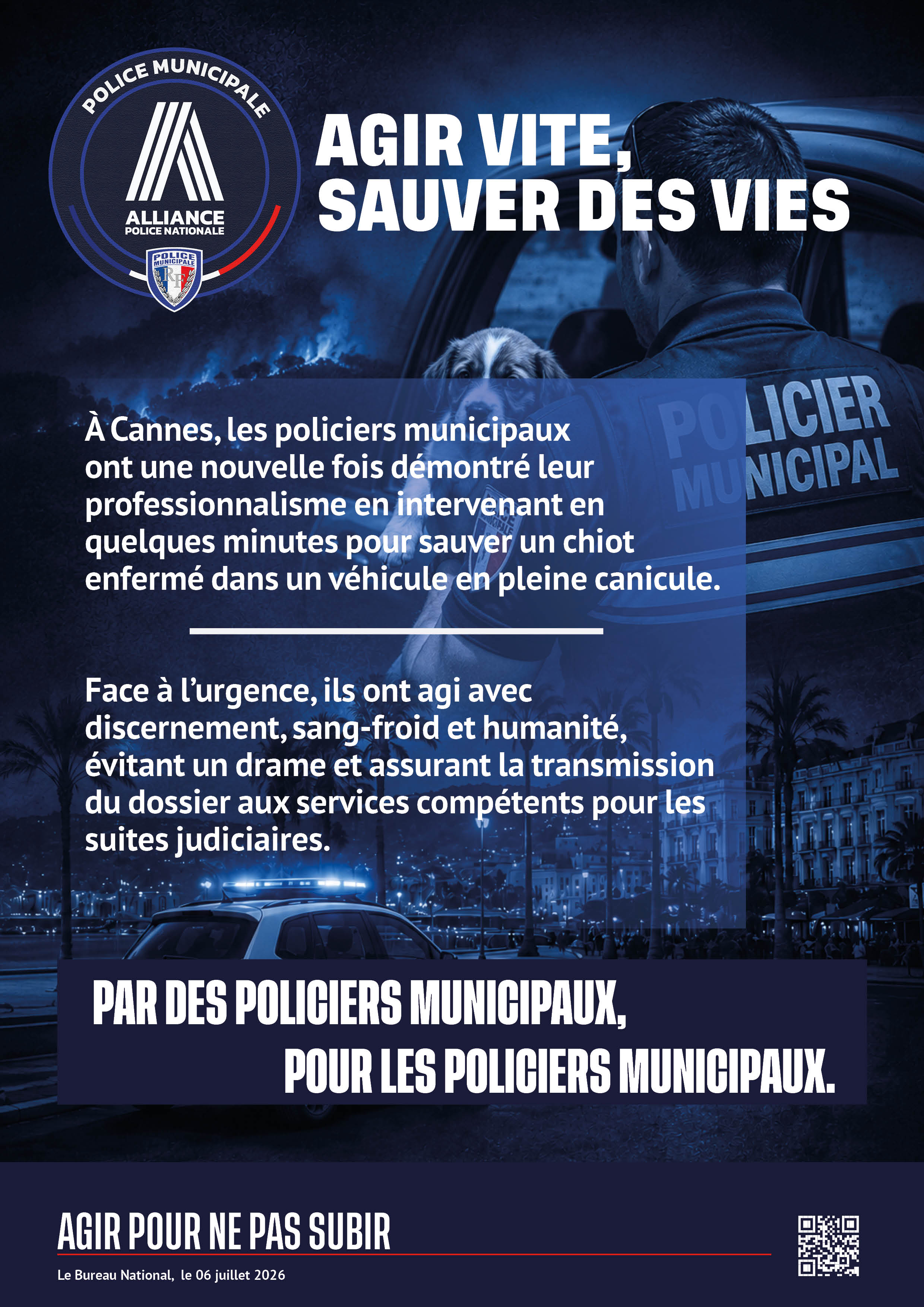 AGIR VITE, SAUVER DES VIES