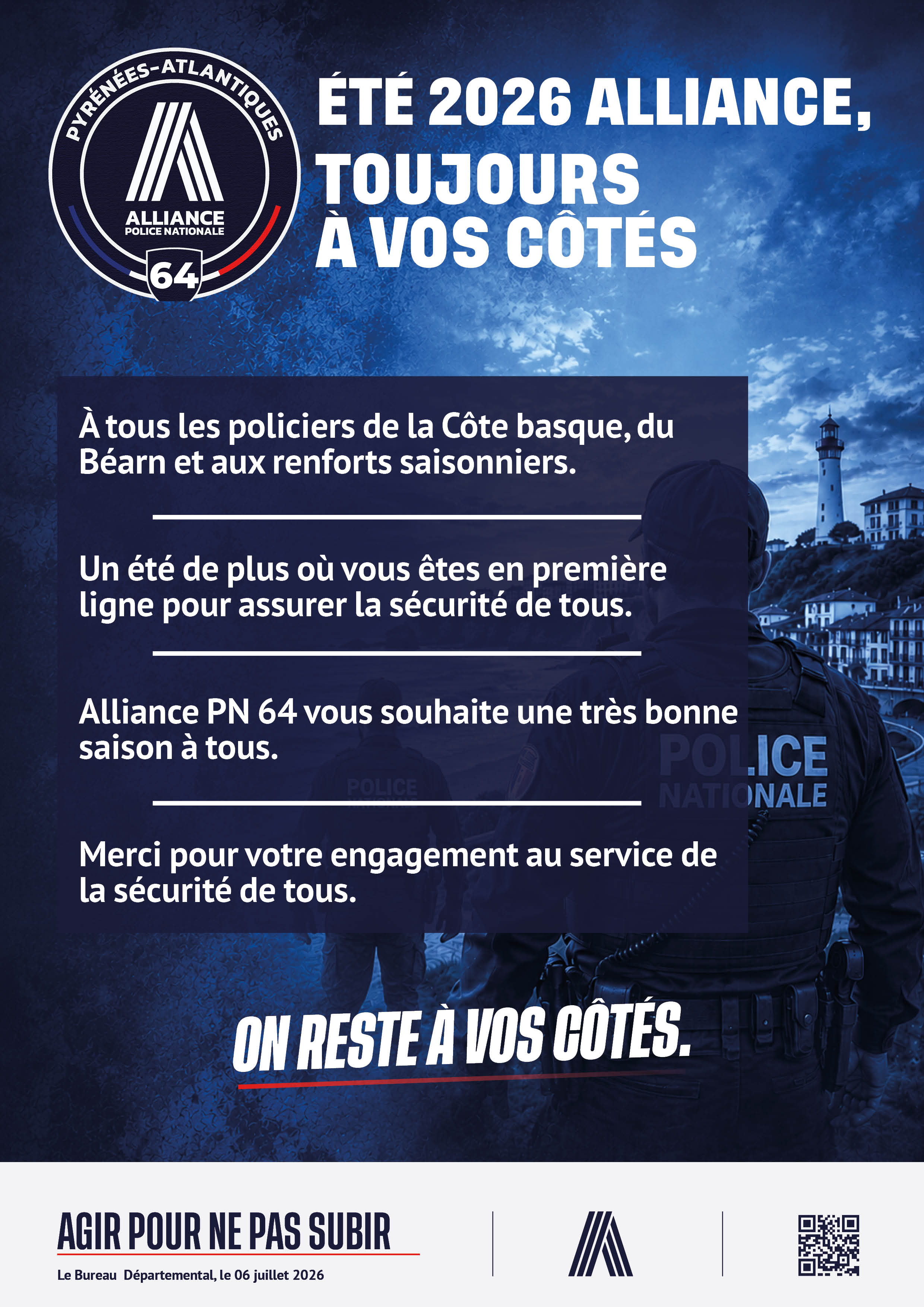 Été 2026 Alliance, toujours à vos côtés