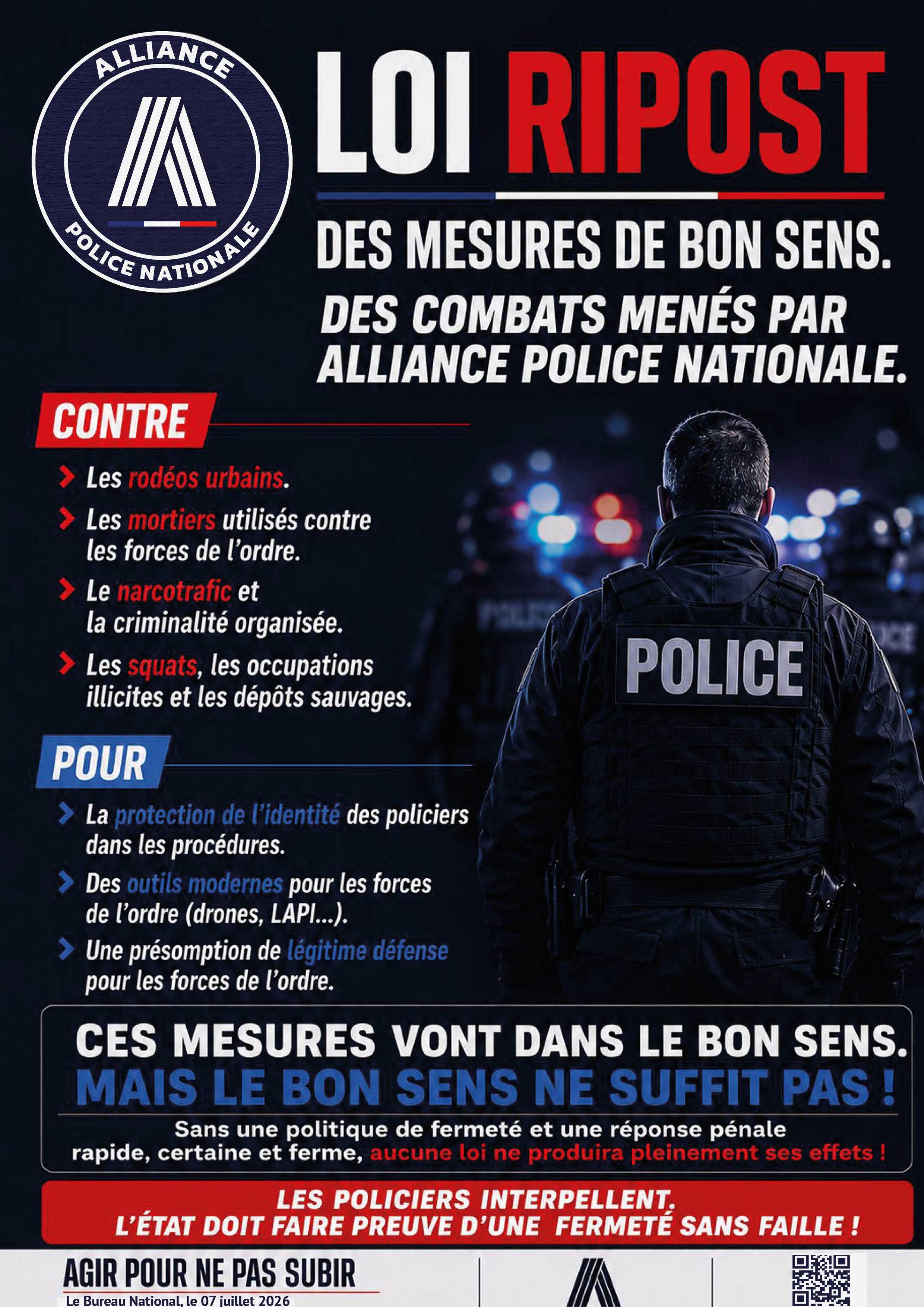 LOI RIPOST DES MESURES DE BON SENS.