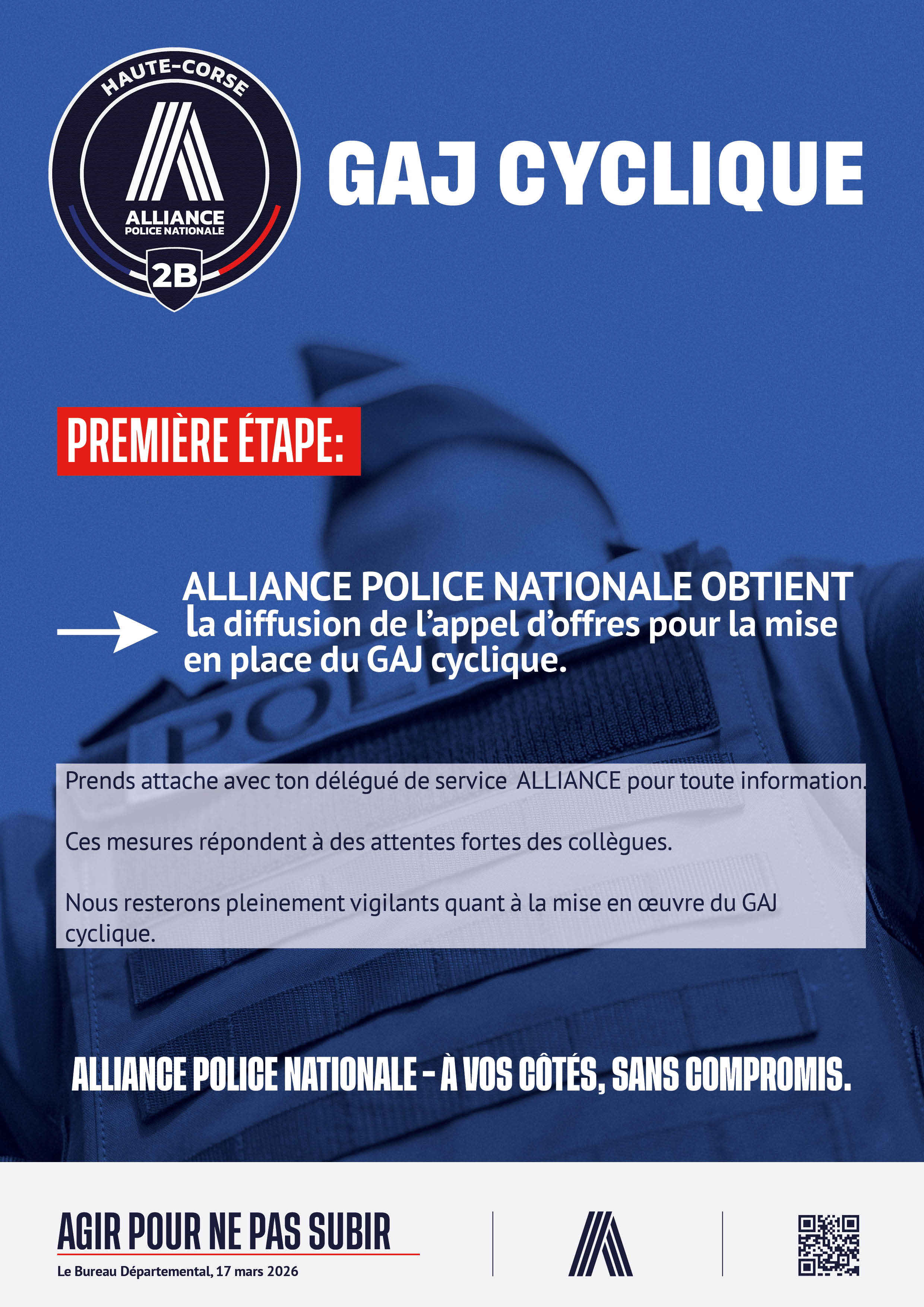 GAJ CYCLIQUE- PREMIÈRE ÉTAPE