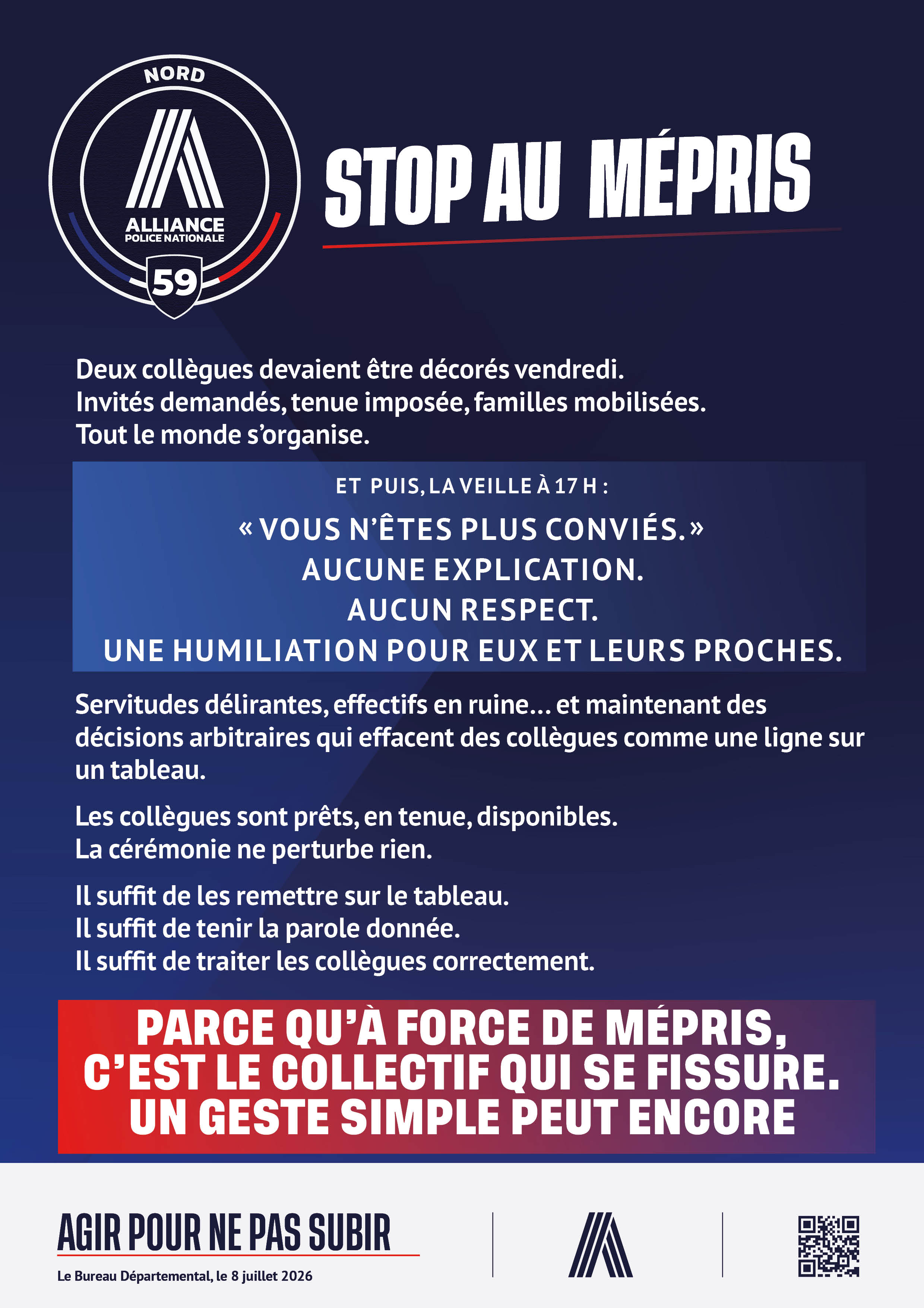STOP AU MÉPRIS