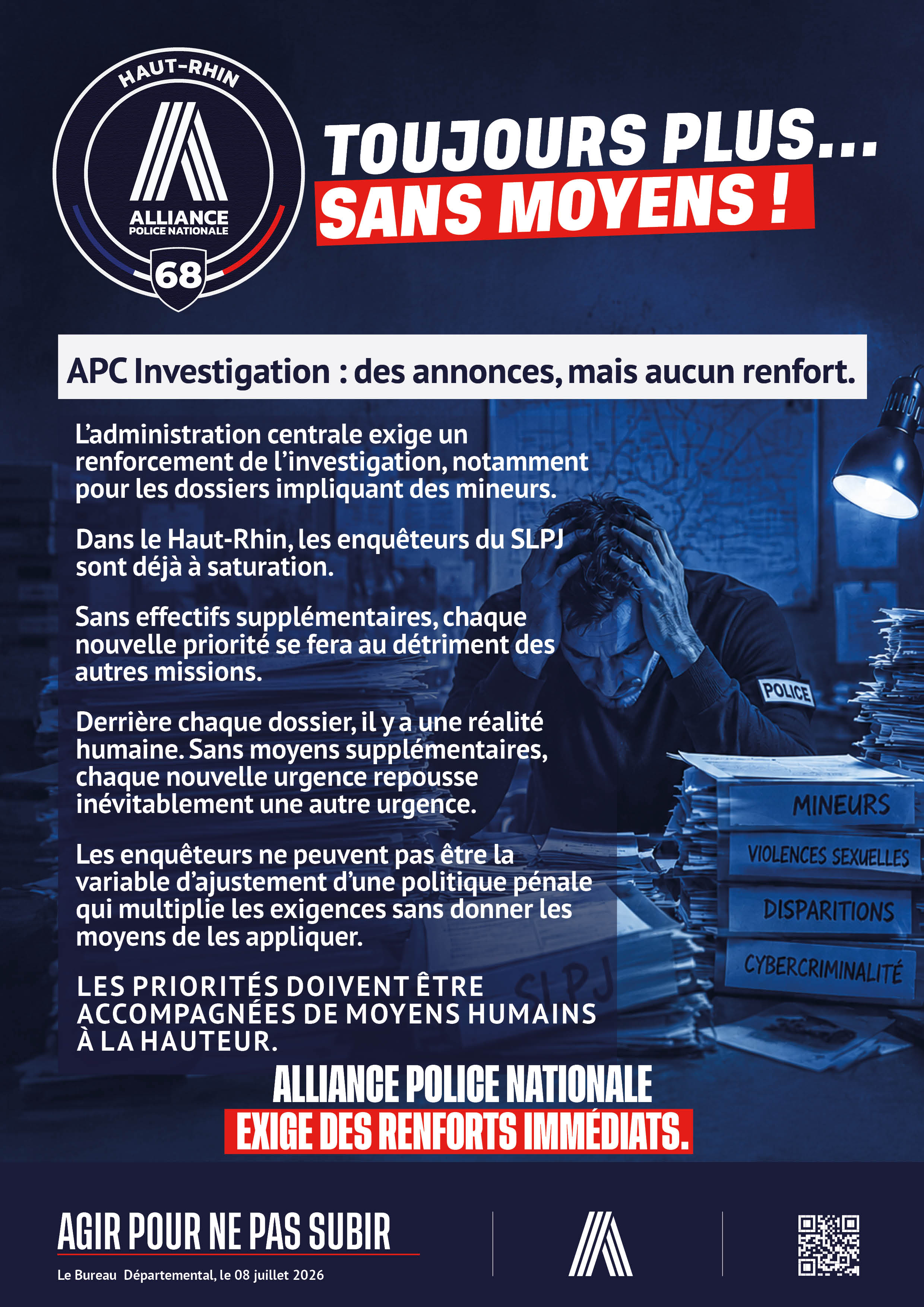 TOUJOURS PLUS… SANS MOYENS !