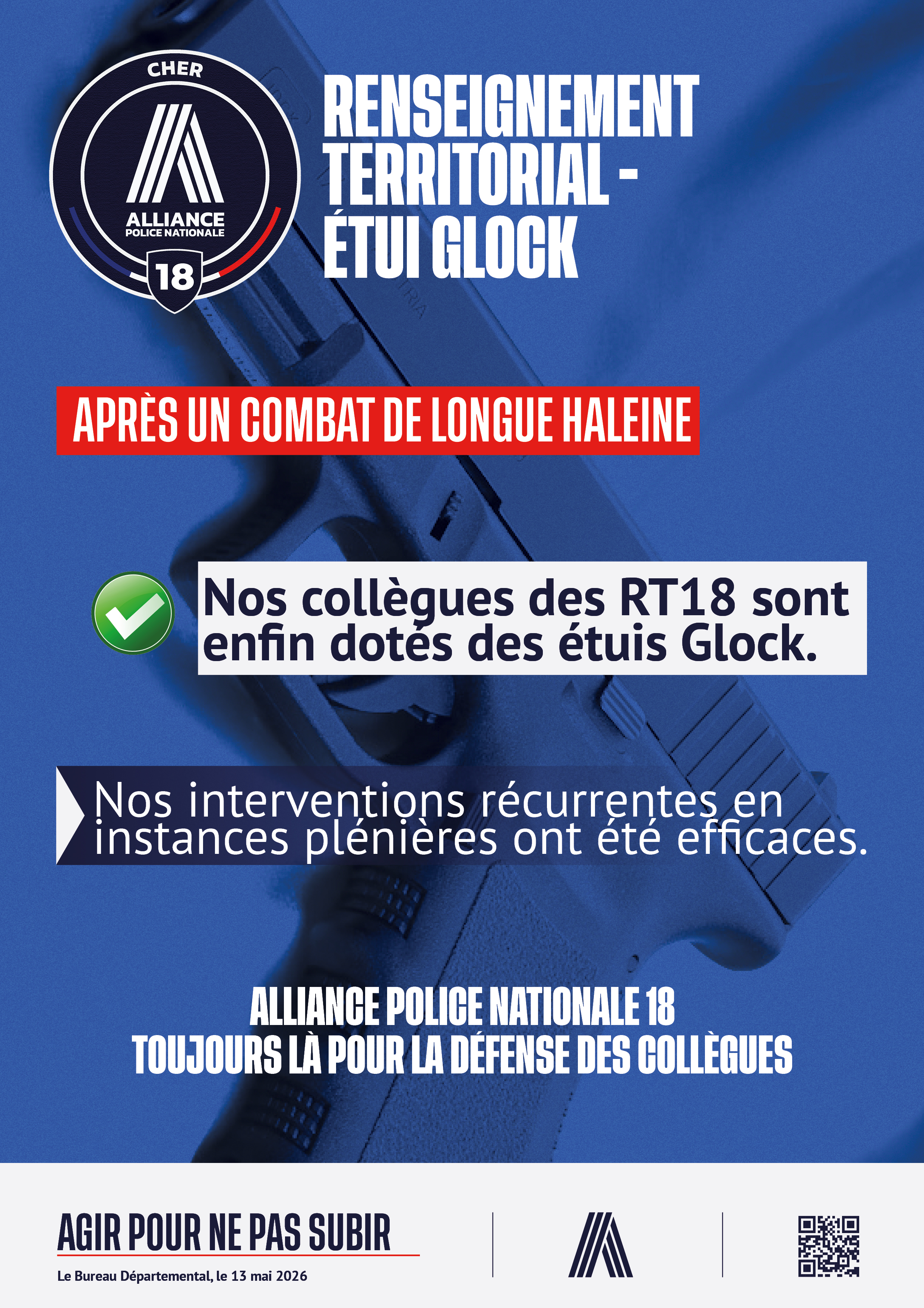 RENSEIGNEMENT TERRITORIAL: ÉTUI GLOCK