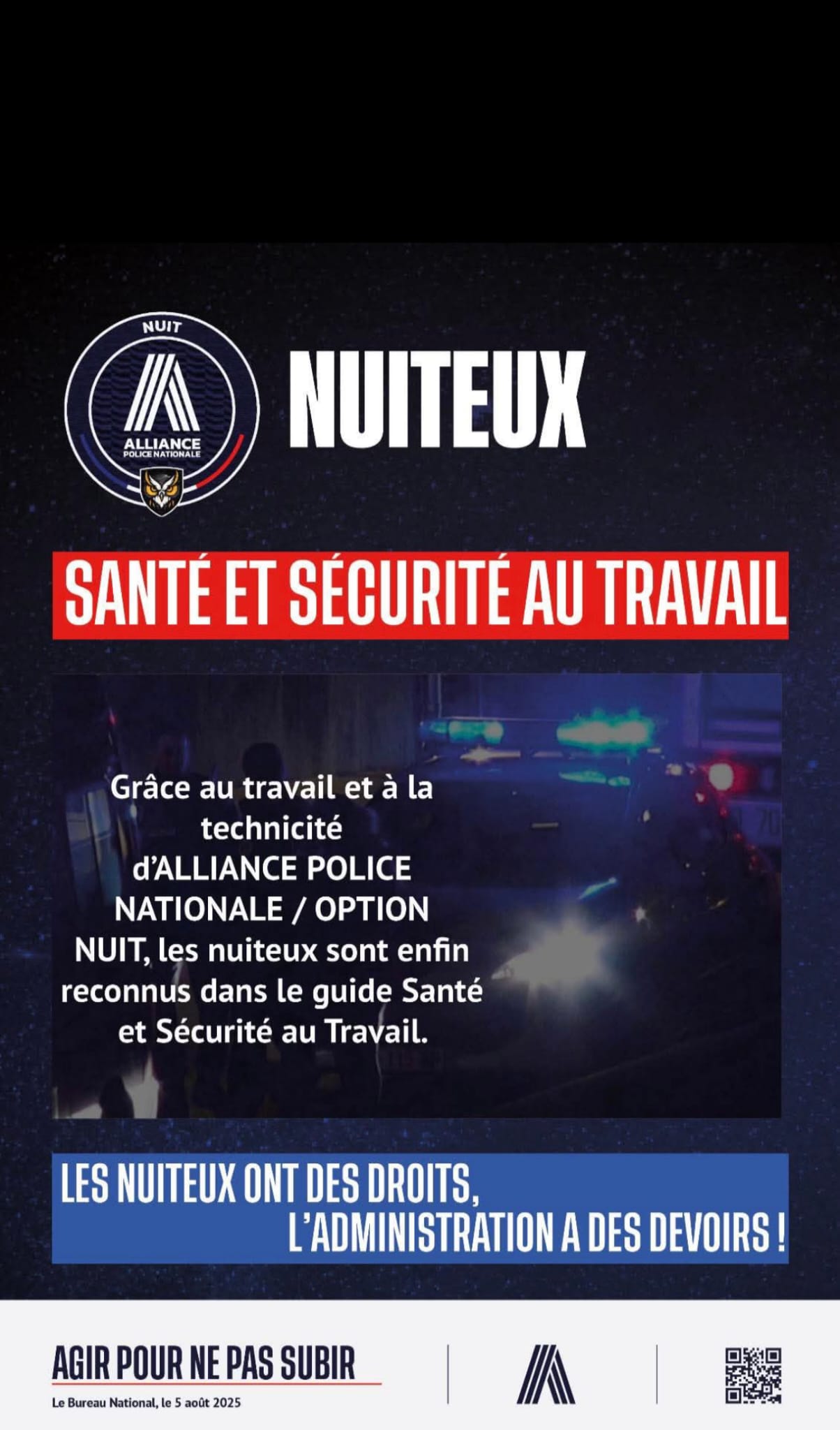 NUITEUX SANTÉ ET SÉCURITÉ AU TRAVAIL