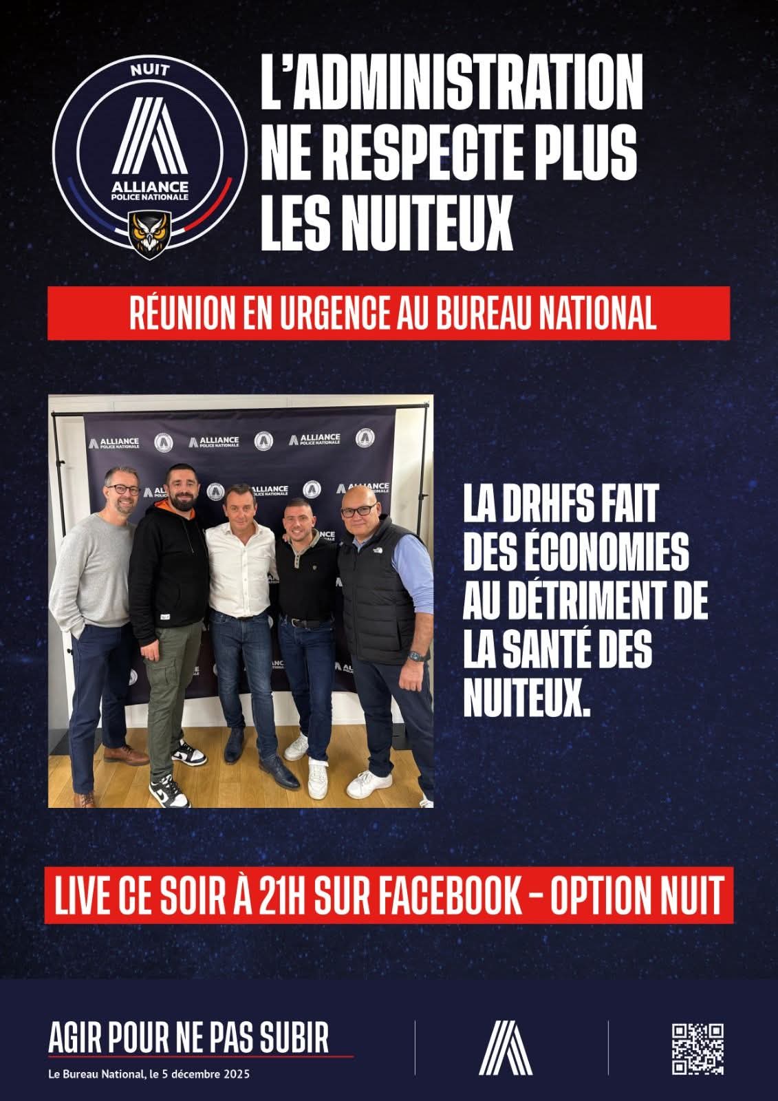 L'ADMINISTRATION NE RESPECTE PLUS LES NUITEUX
