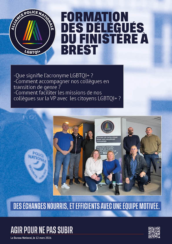 FORMATION DES DÉLÉGUÉS DU FINISTÈRE À BREST