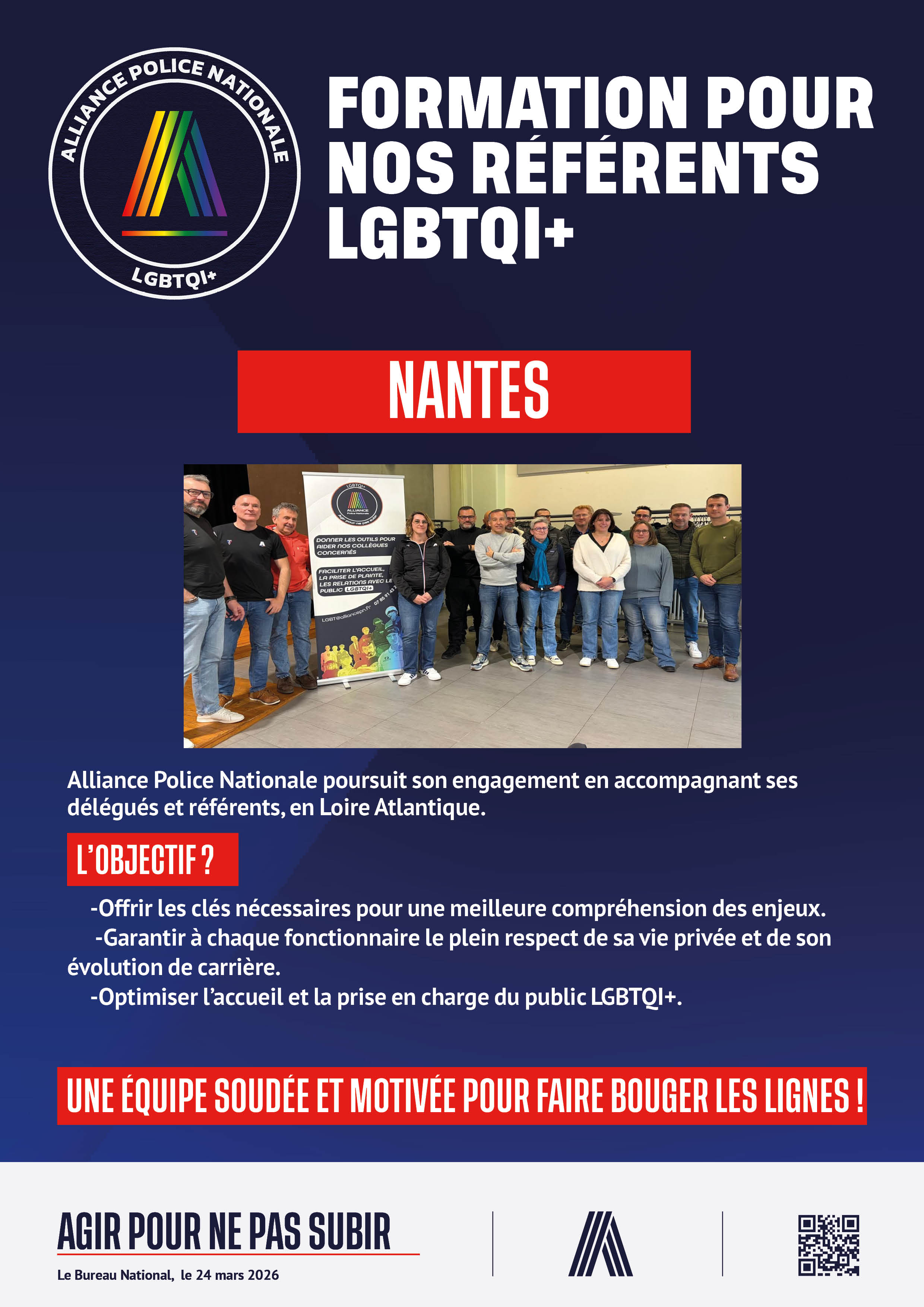 FORMATION POUR NOS RÉFÉRENTS LGBTQI+ NANTES
