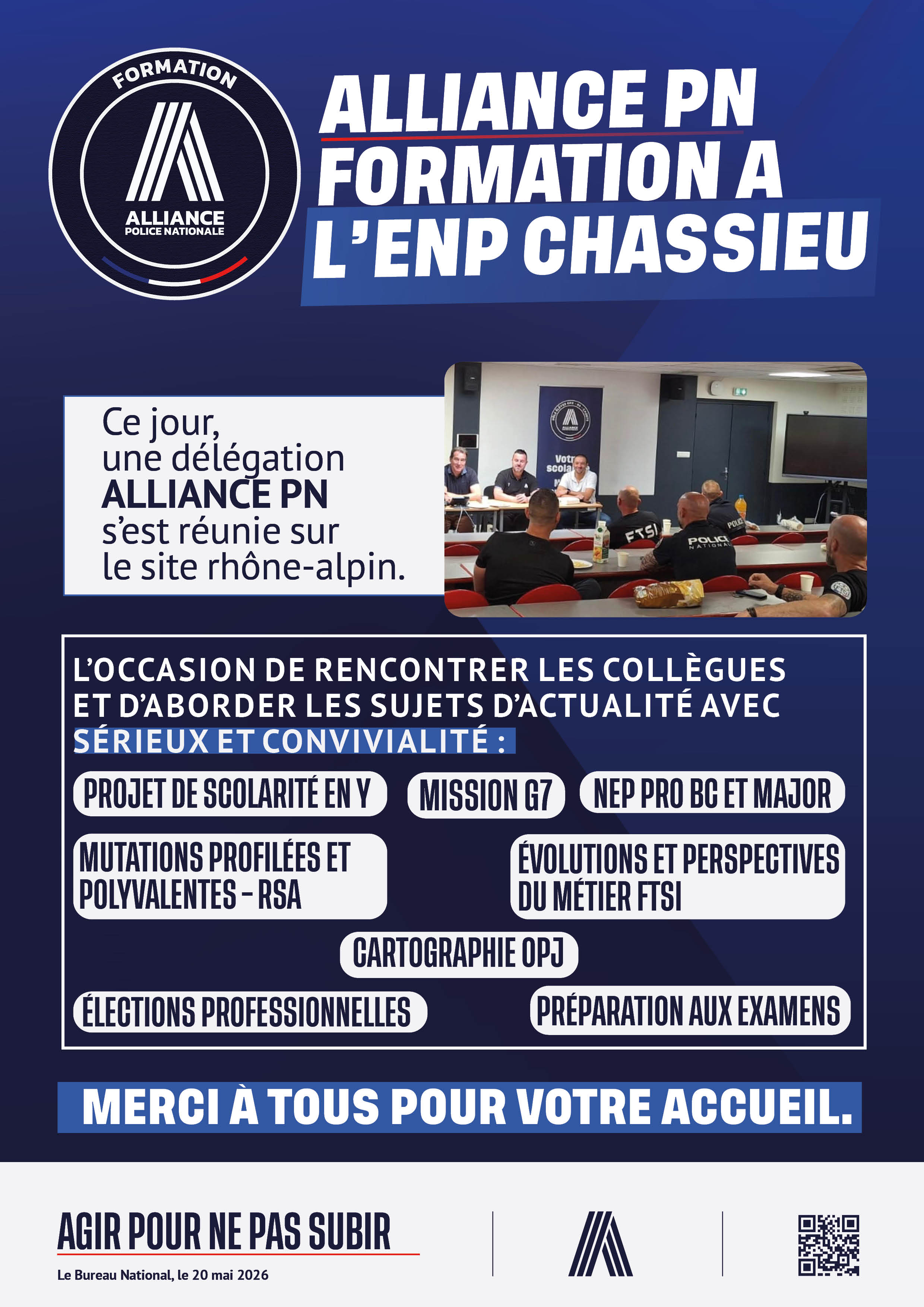 ALLIANCE PN FORMATION À L’ENP CHASSIEU