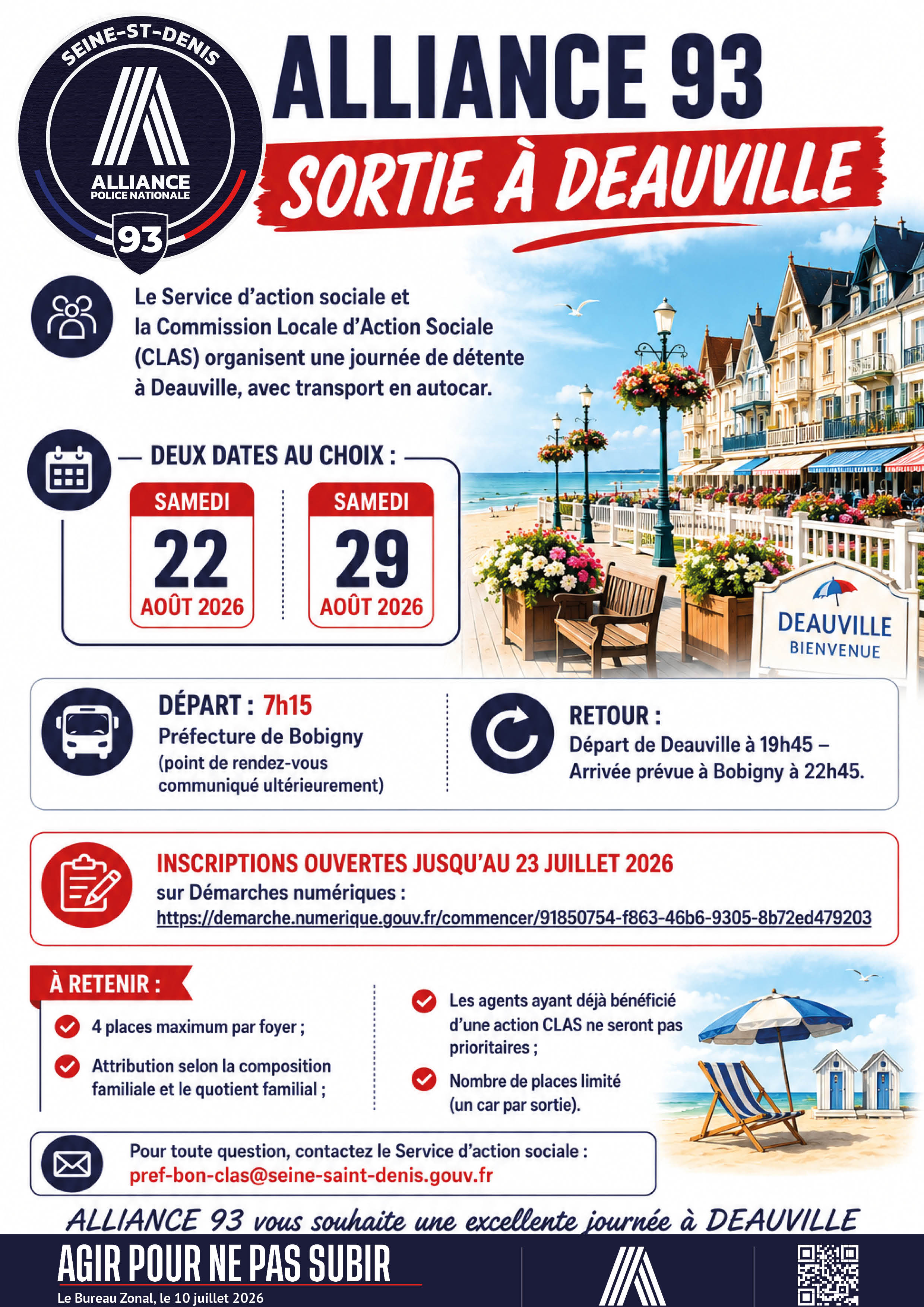 ALLIANCE 93 – SORTIE À DEAUVILLE