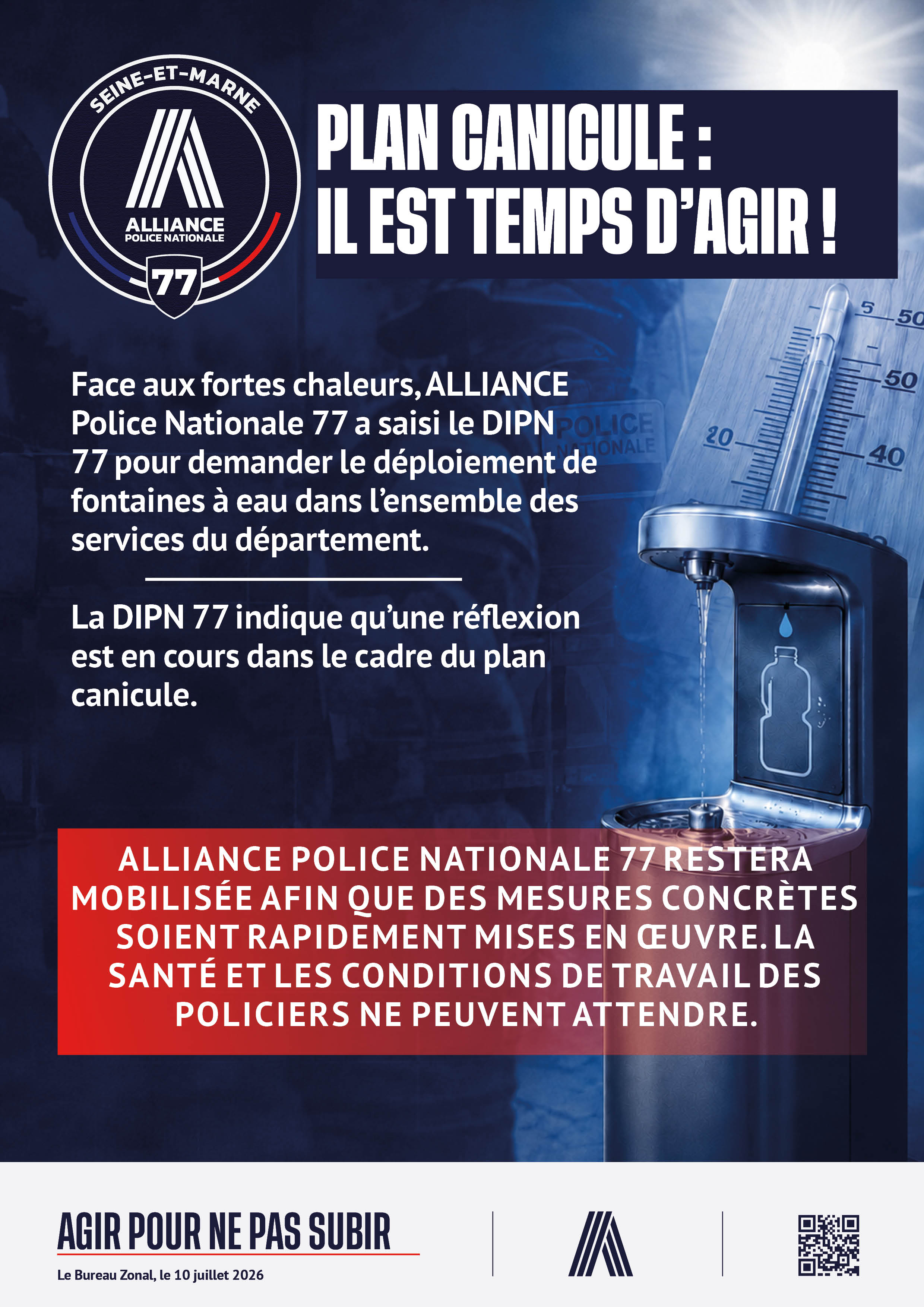 PLAN CANICULE : IL EST TEMPS D’AGIR !