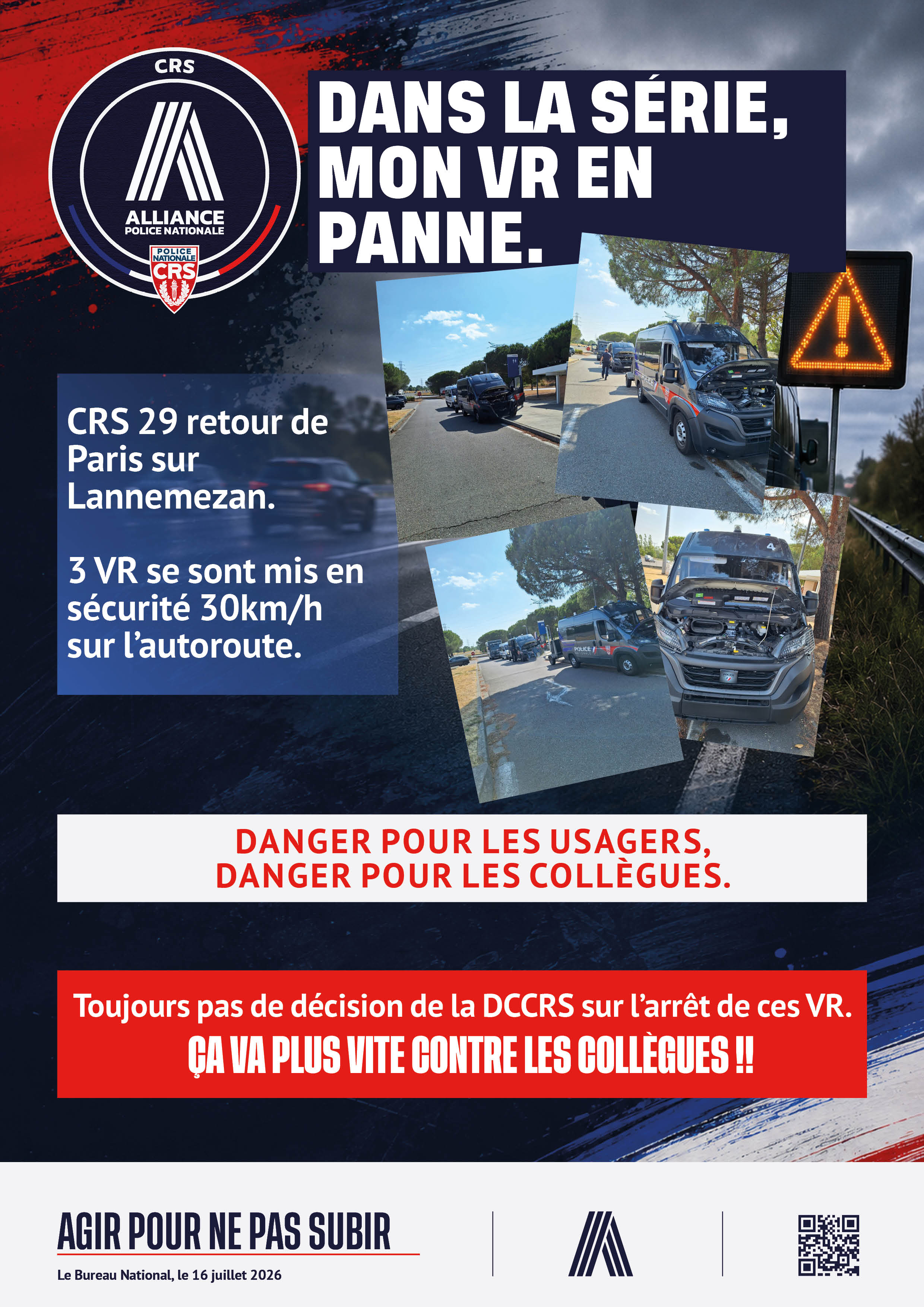 Dans la série, mon VR en panne.