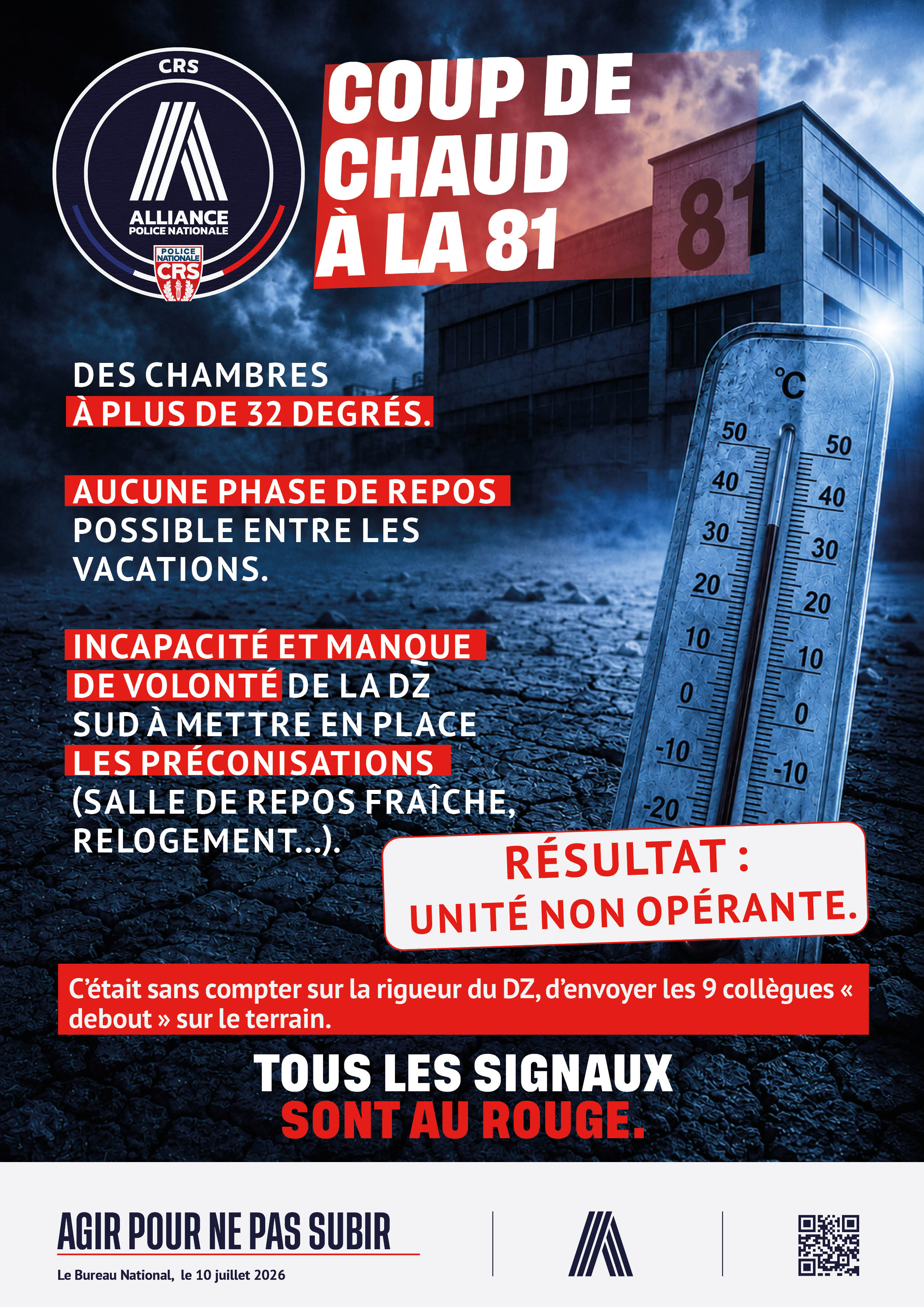 Coup de chaud à la 81