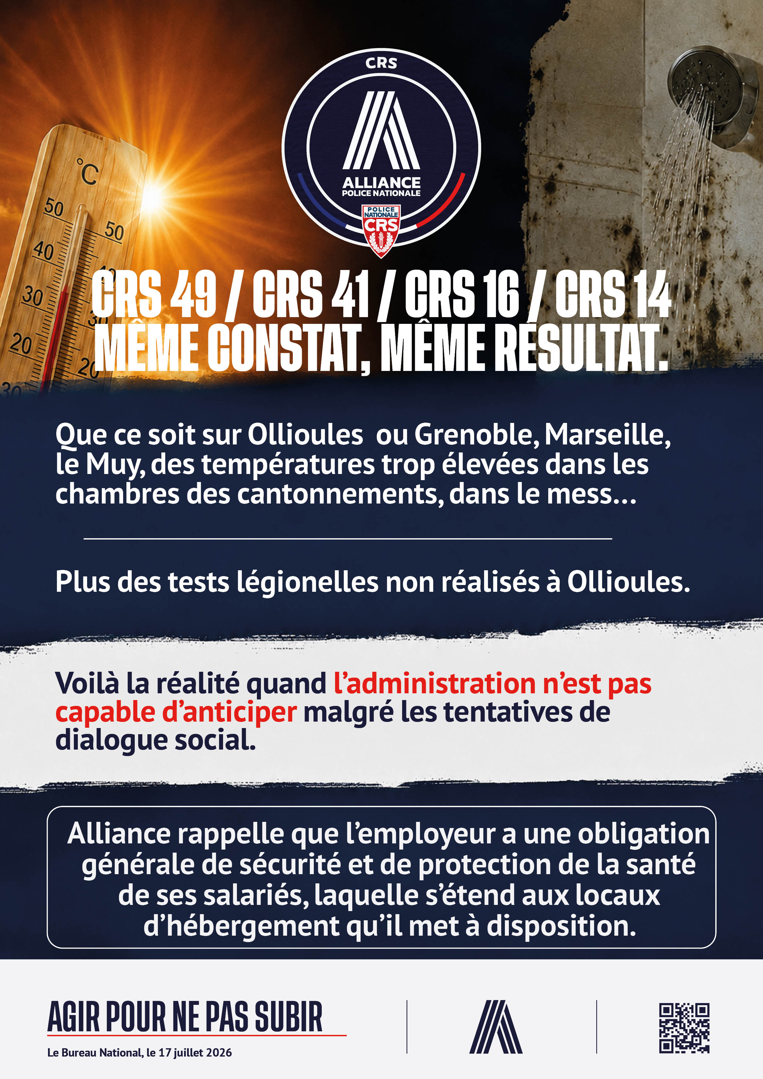 CRS 49 / CRS 41 / CRS 16 / CRS 14 Même constat, même résultat.