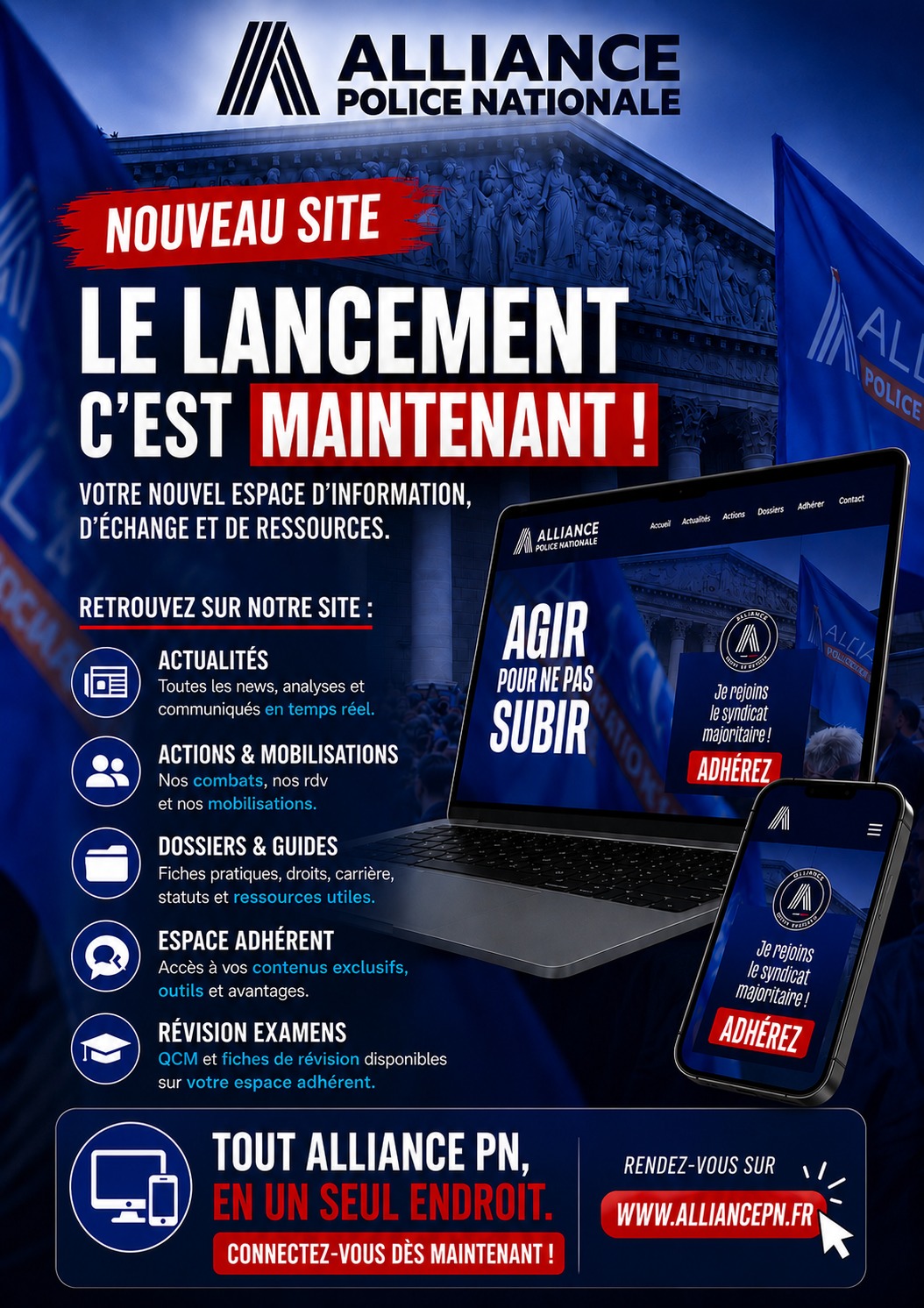 NOUVEAU SITE LE LANCEMENT C’EST MAINTENANT !