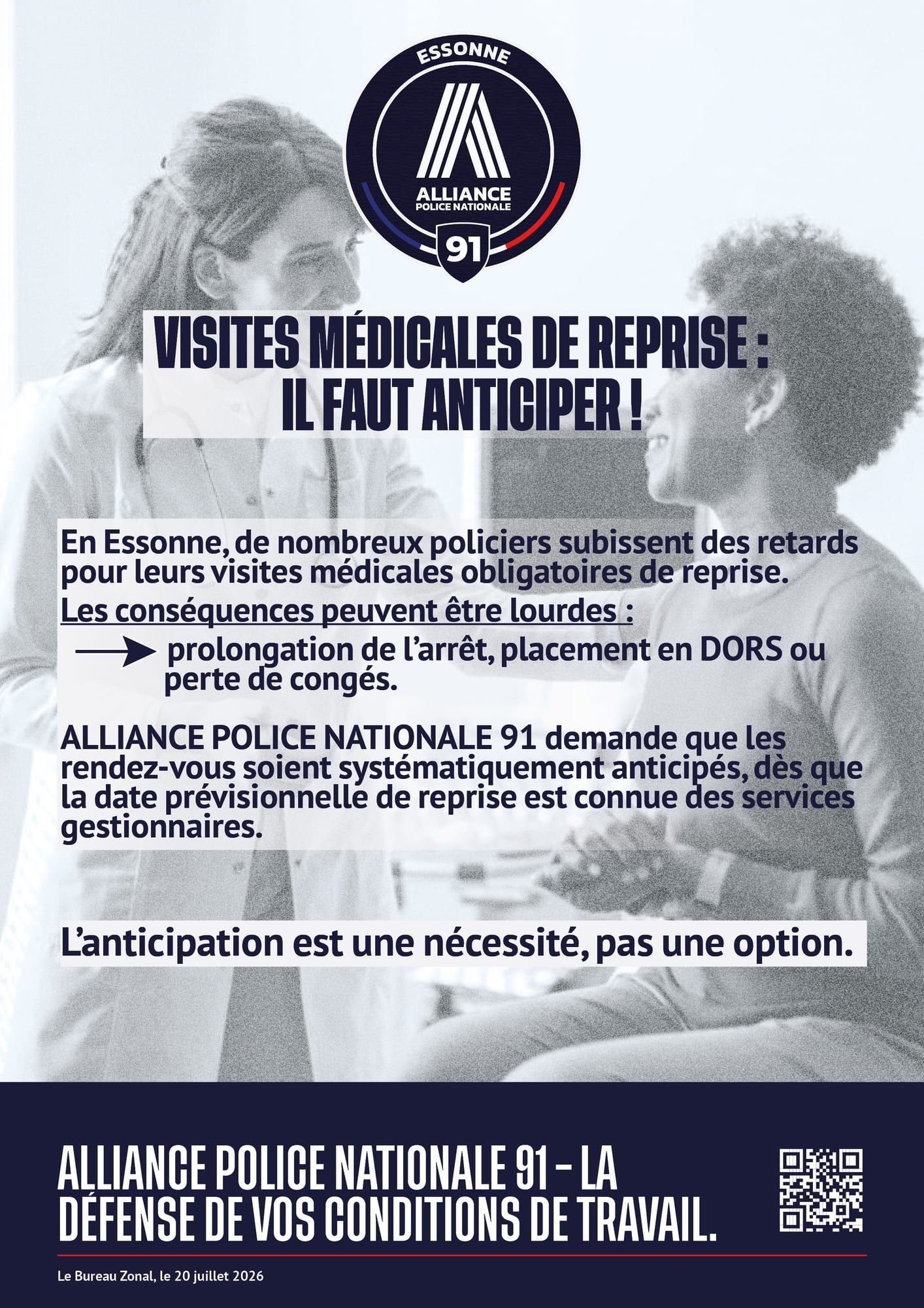 visites médicales de reprise : il faut anticiper !