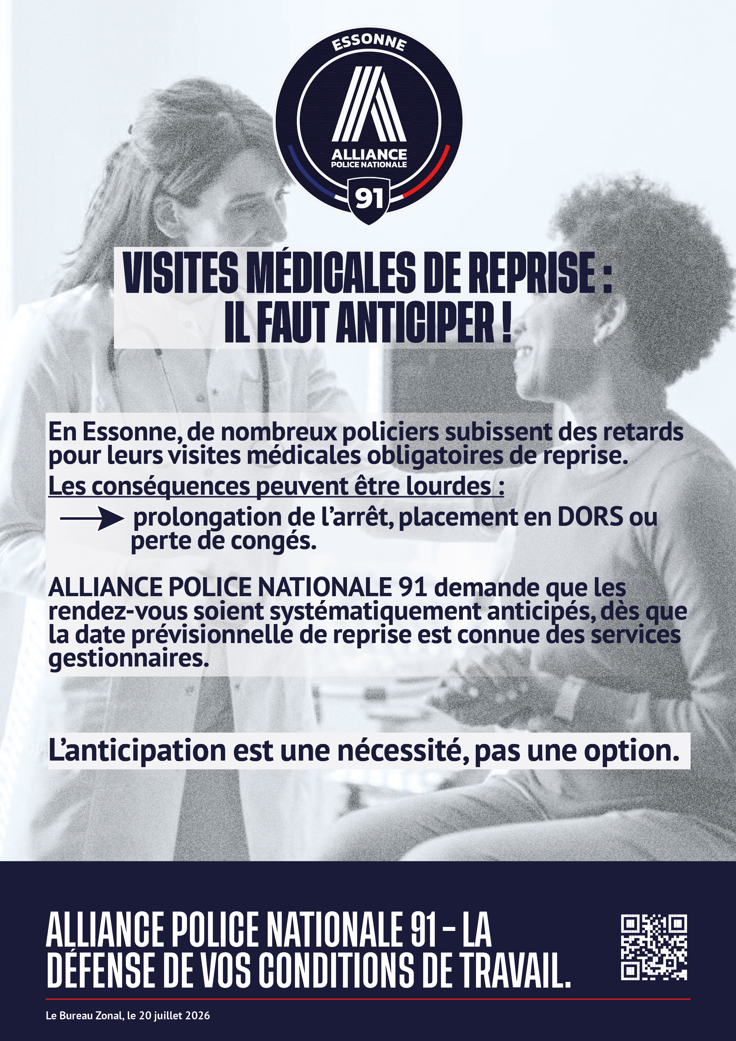 visites médicales de reprise : il faut anticiper !