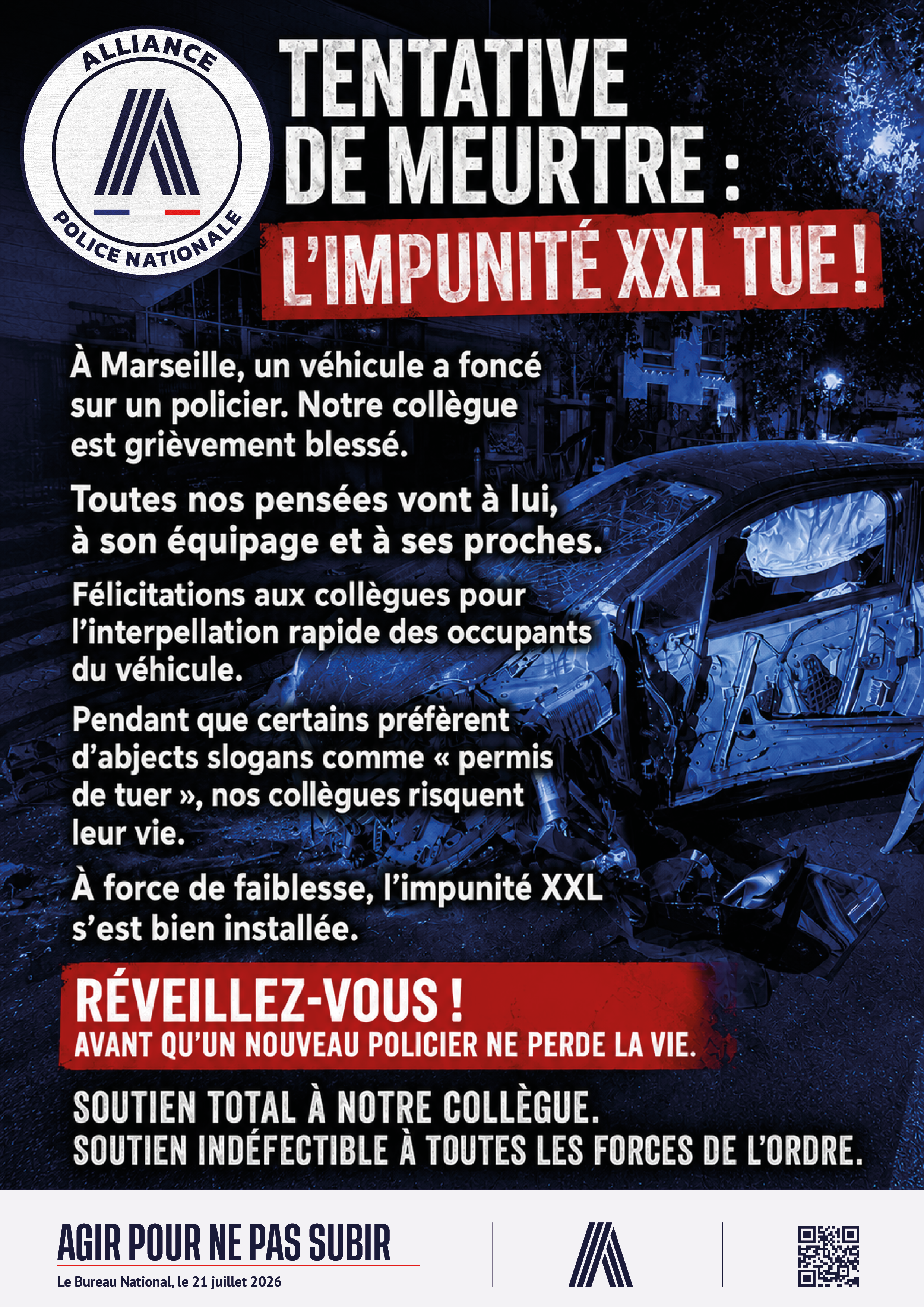 tentative de meurtre : l'impunité XXL tue !