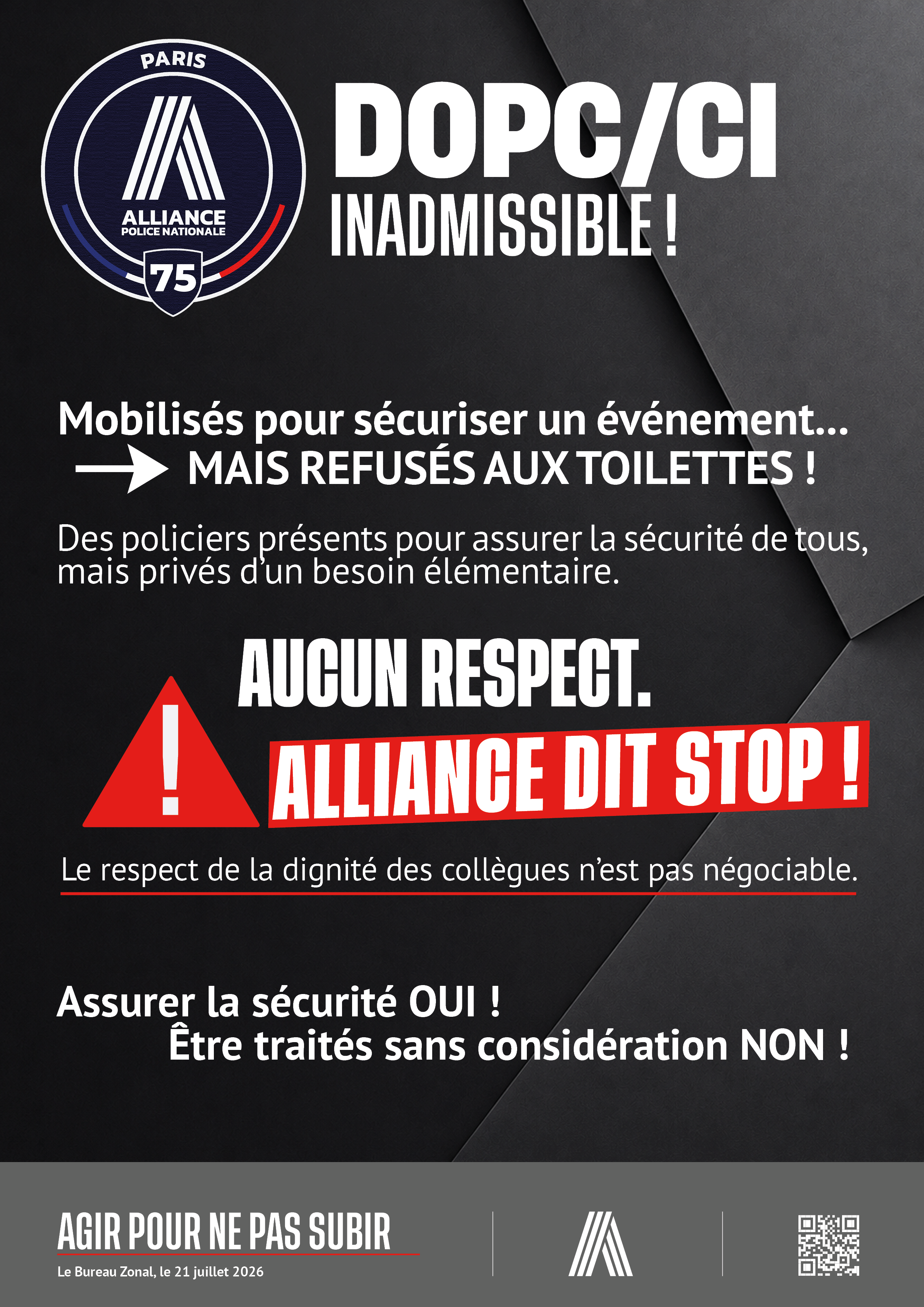 DOPC / CI INADMISSIBLE !