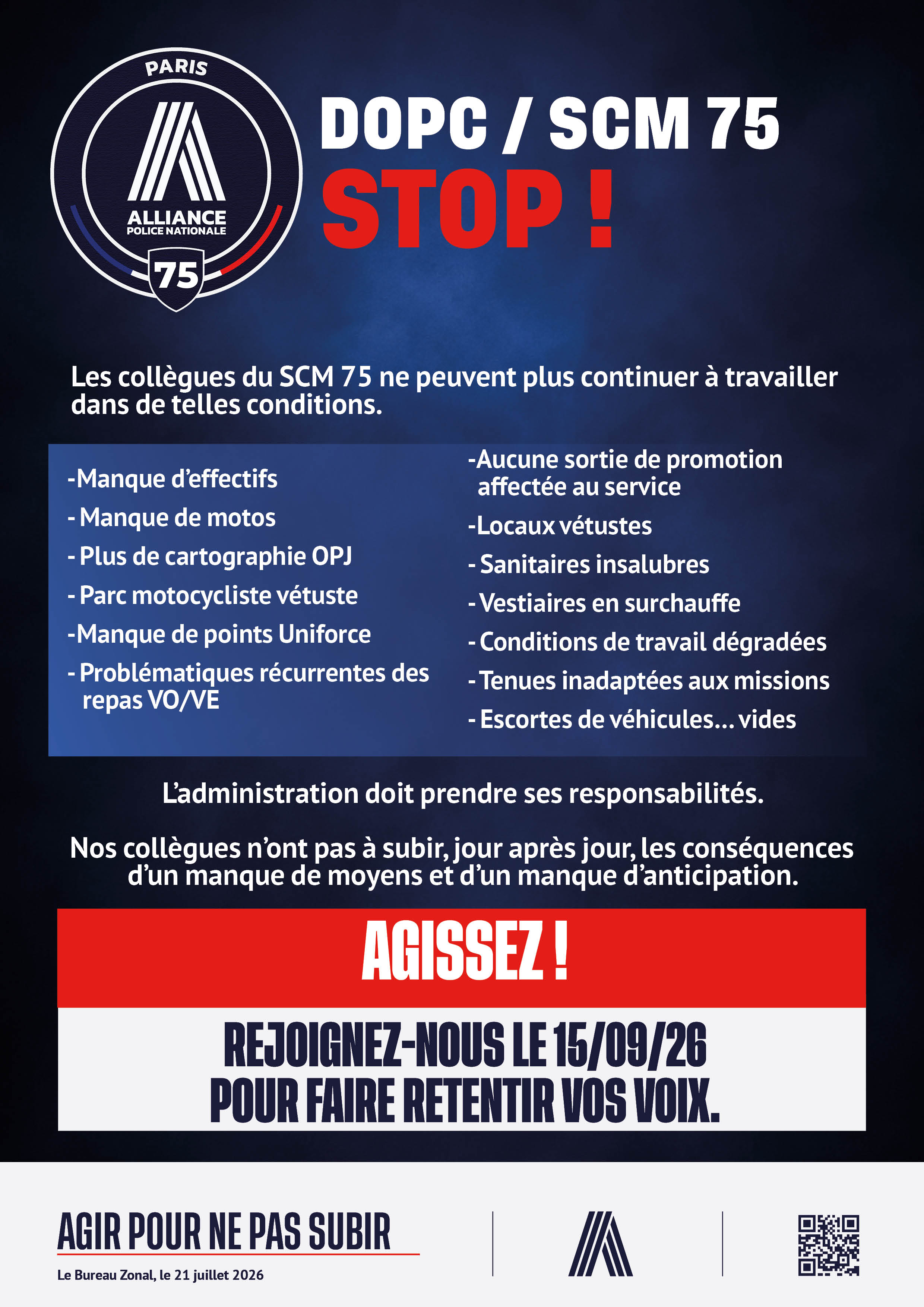 DOPC / SCM 75 STOP !