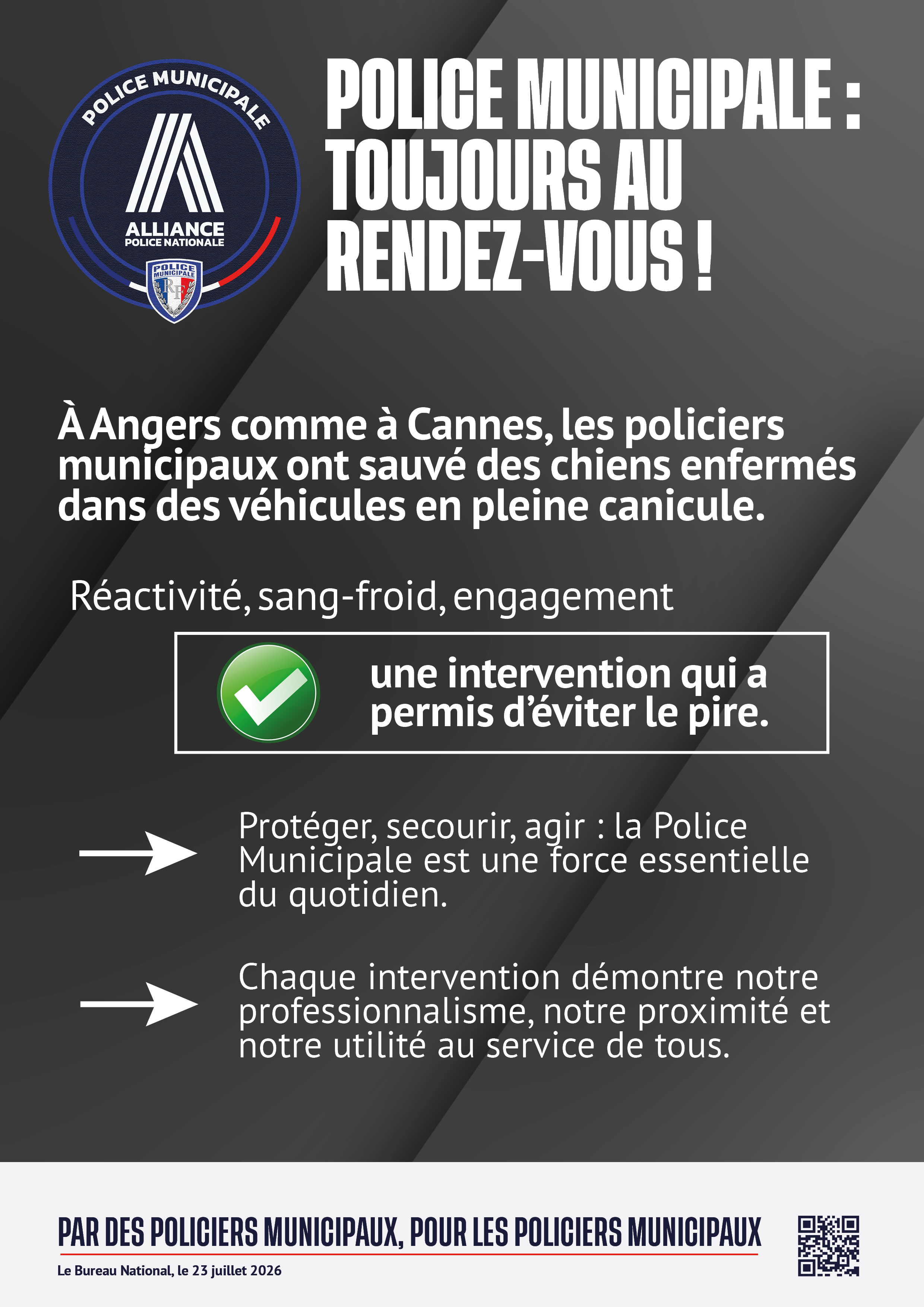 police municipale : toujours au rendez-vous