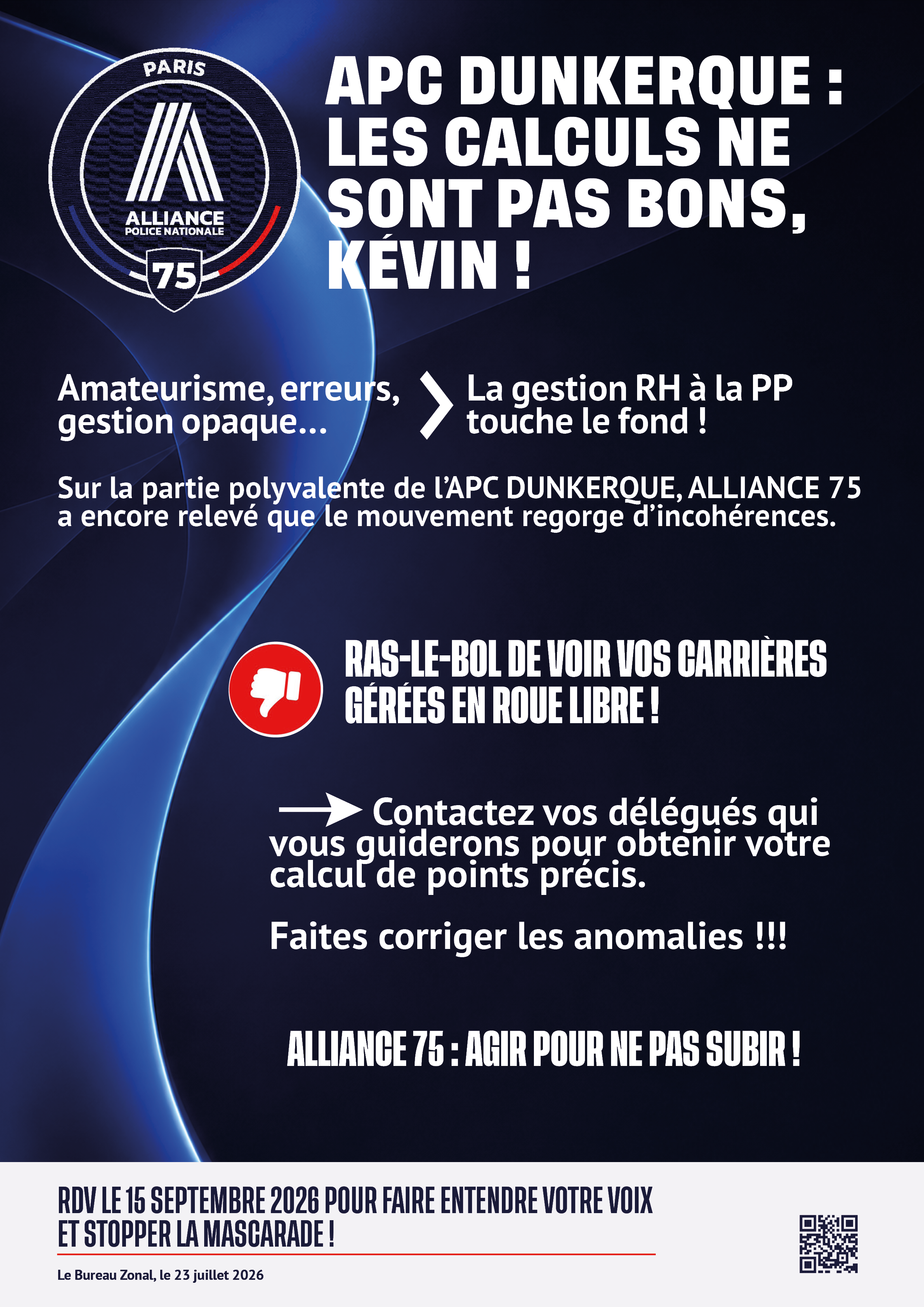 APC Dunkerque, les calculs ne sont pas bons.