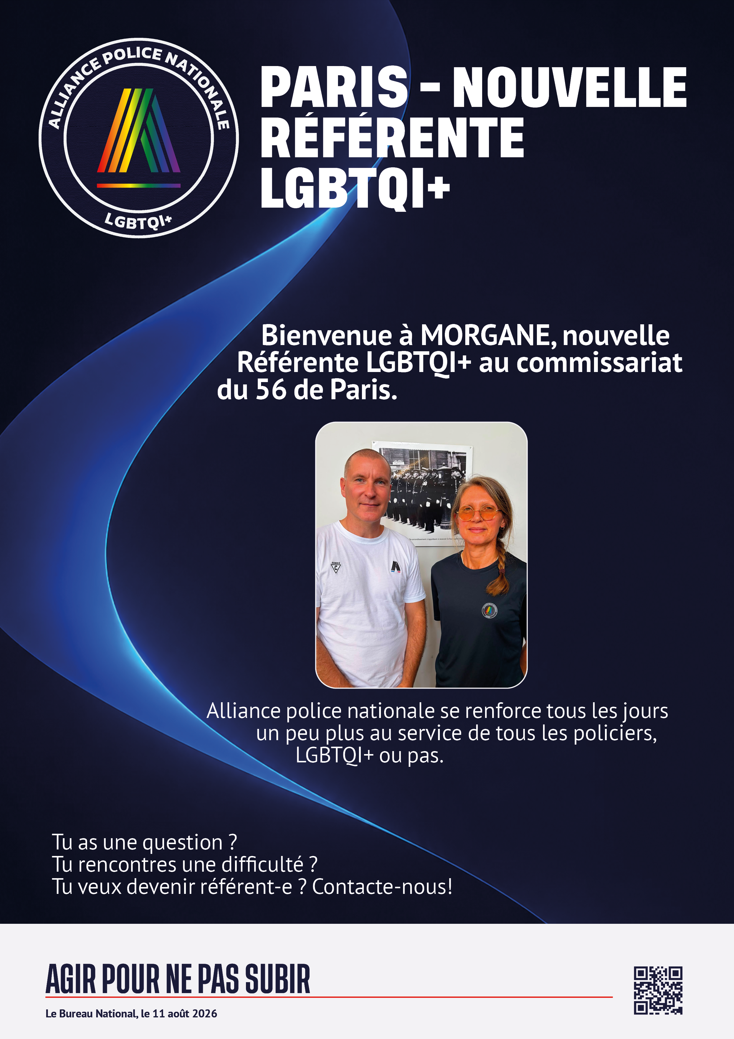 paris - nouvelle référente lgbtqi+ au CP 56