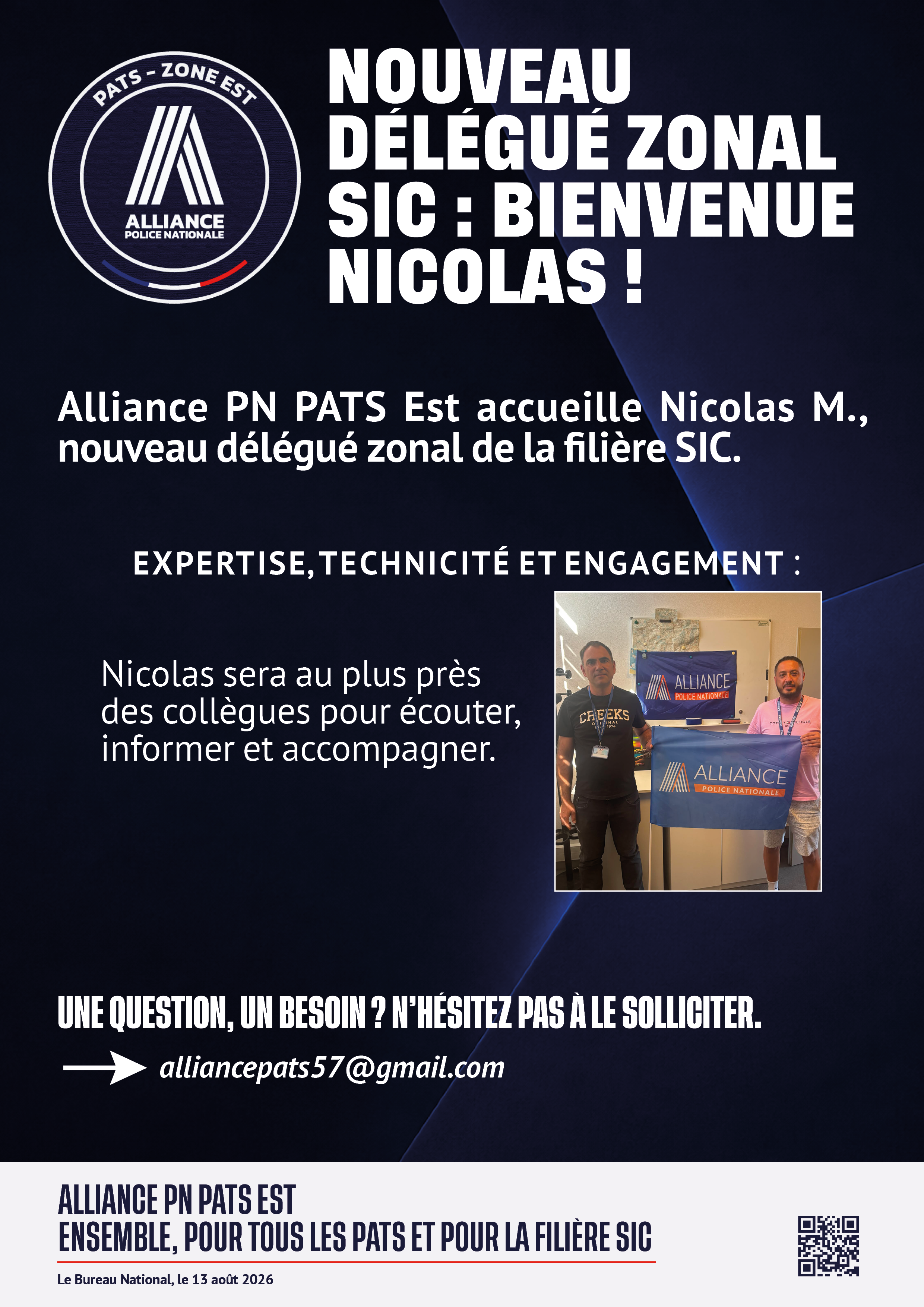 nouveau délégué zonal sic