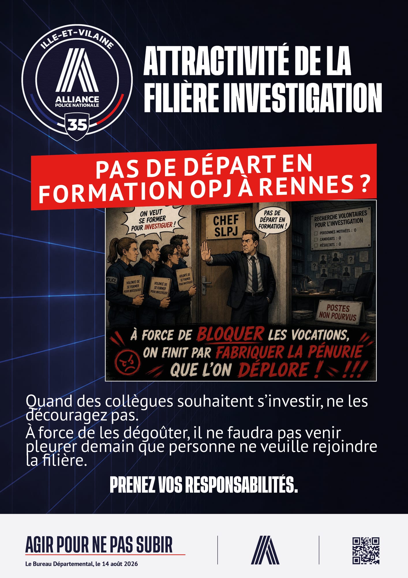 attractivité de la filière investigation