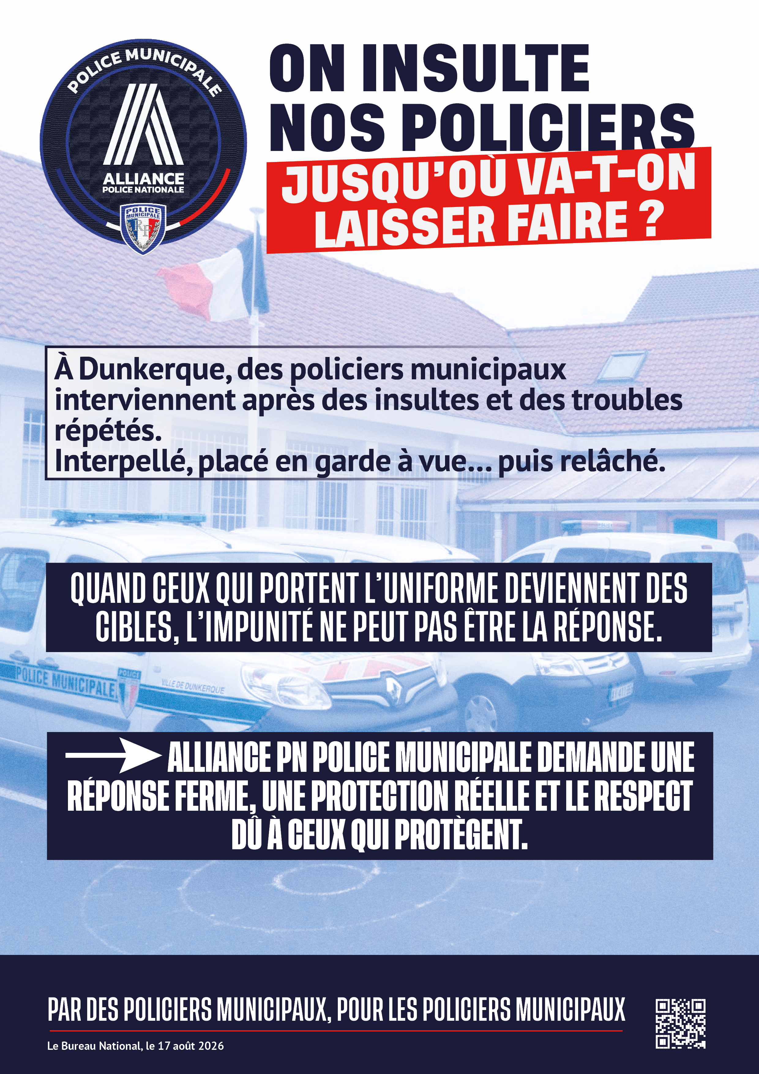 dunkerque. on insulte nos policiers, jusqu'où va-t-on laisser faire ?
