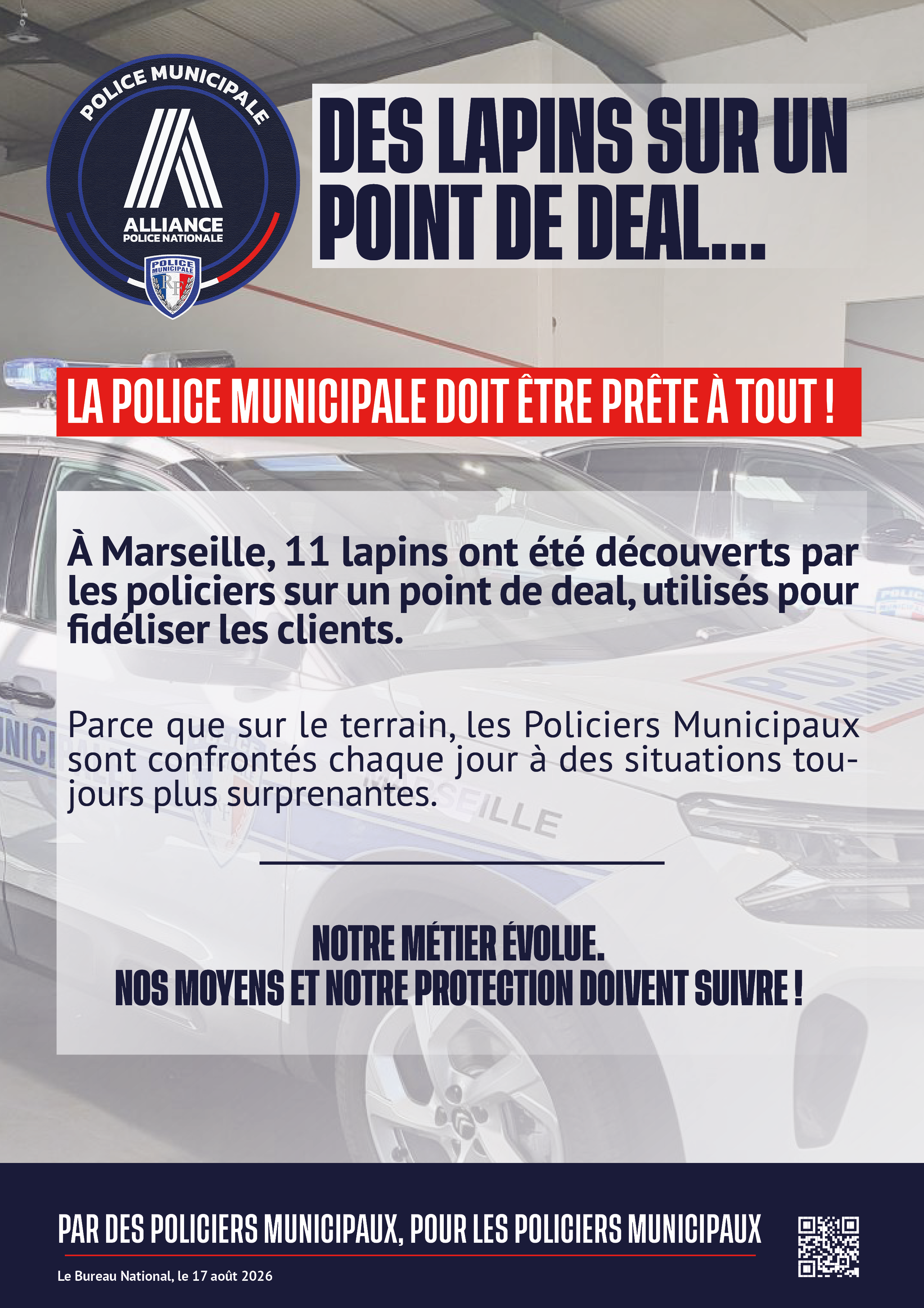 MARSEILLE - des lapins sur un point de deal.