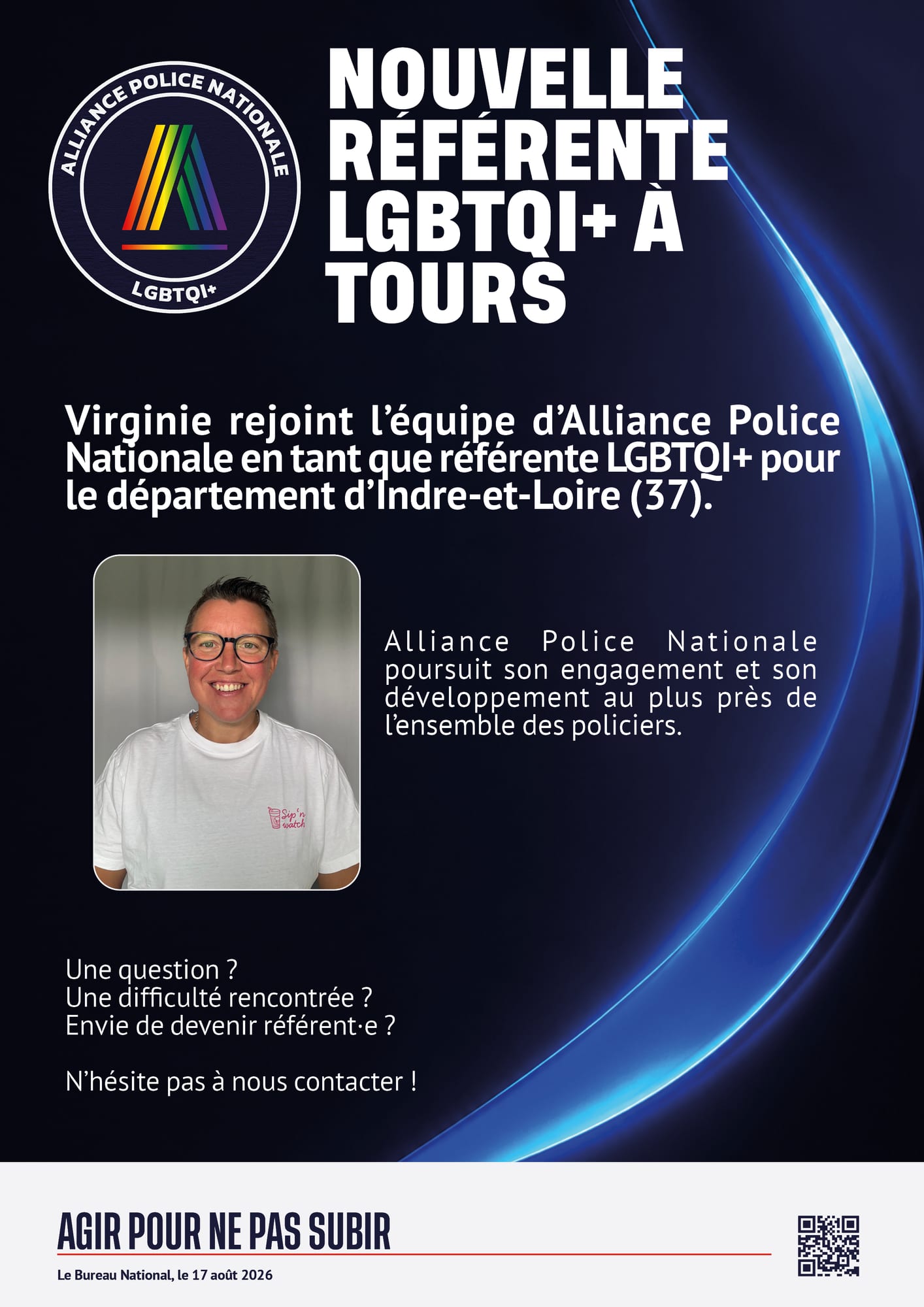 tours - nouvelle référente