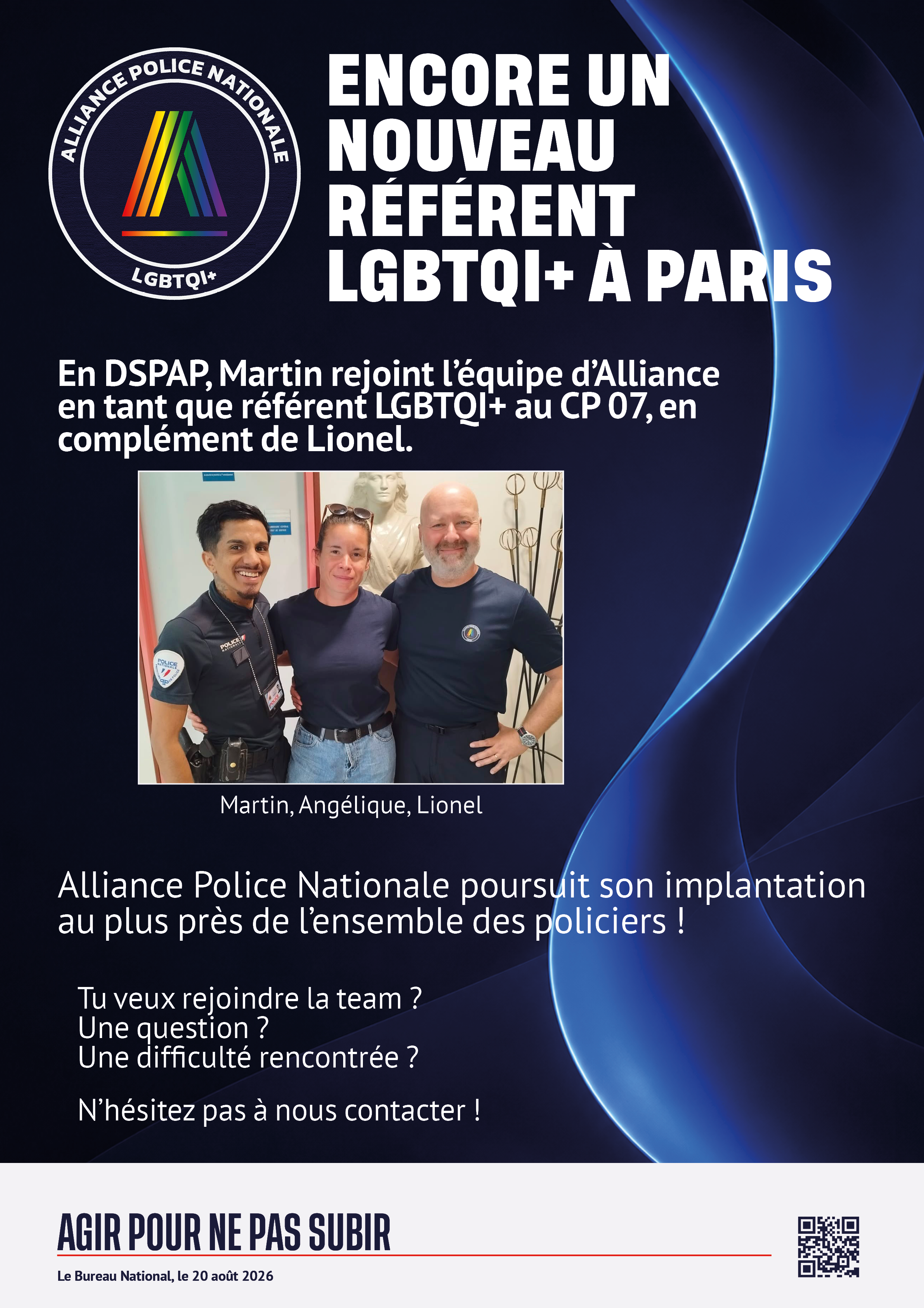 Encore un nouveau référent à Paris